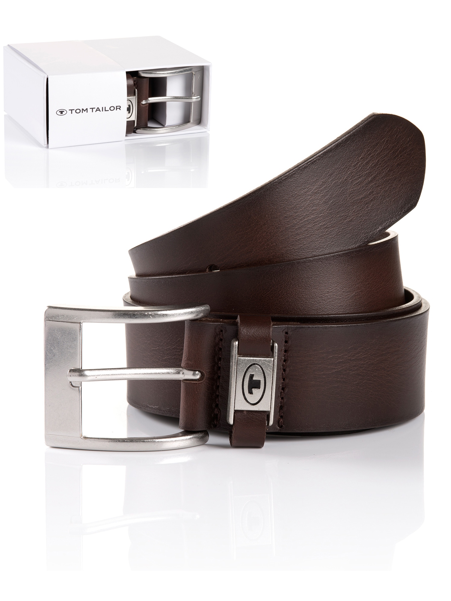 TOM TAILOR Ledergürtel »TTNATHAN«, in Geschenkbox TOM TAILOR Ledergürtel »TTNATHAN«, in Geschenkbox von Tom Tailor