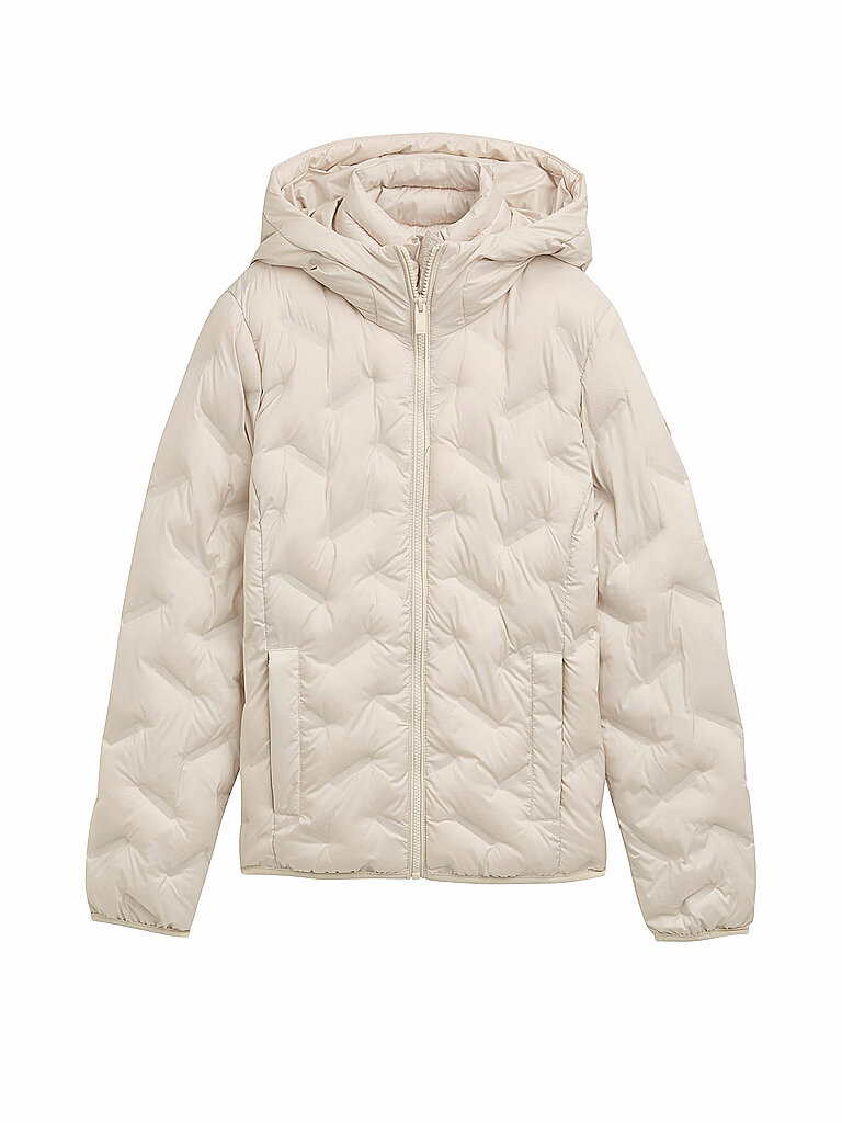 TOM TAILOR Leisteppjacke  beige | XS von Tom Tailor