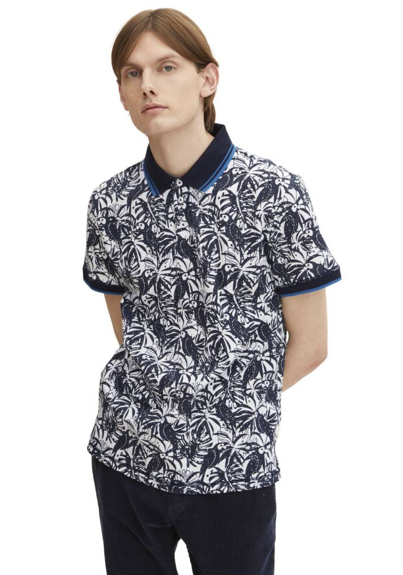 TOM TAILOR Poloshirt, mit Alloverprint von Tom Tailor