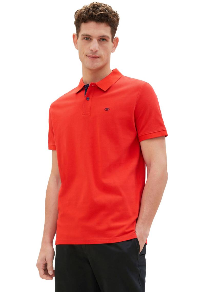 TOM TAILOR Poloshirt, mit Knopfleiste und Logo von Tom Tailor