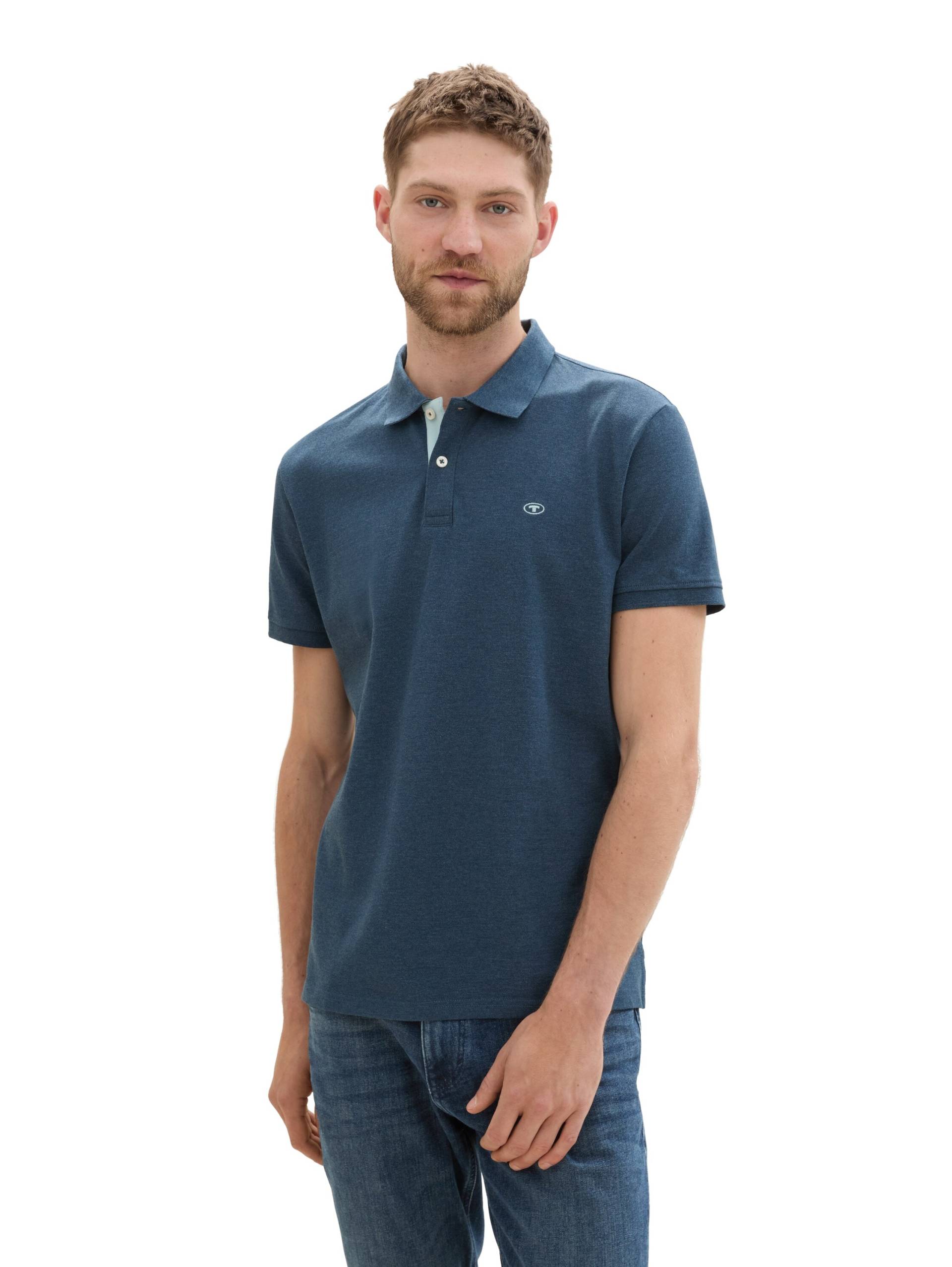 TOM TAILOR Poloshirt, mit Knopfleiste und Logo von Tom Tailor