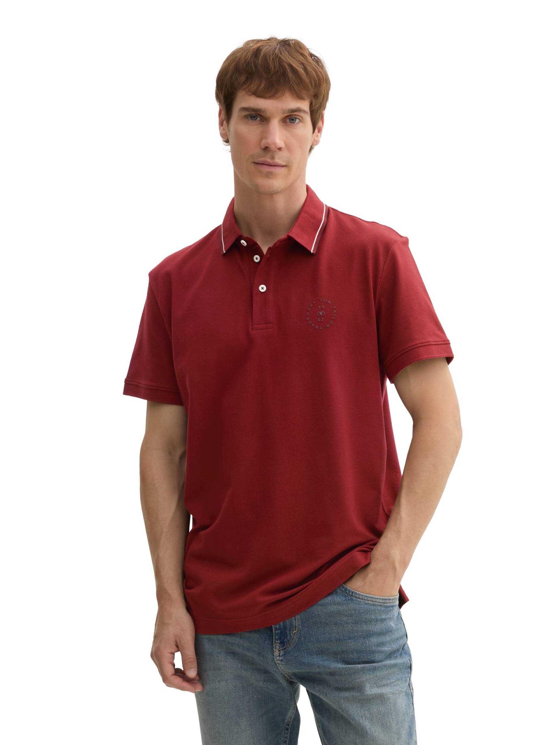 TOM TAILOR Poloshirt, mit Logo Print TOM TAILOR Poloshirt, mit Logo Print von Tom Tailor