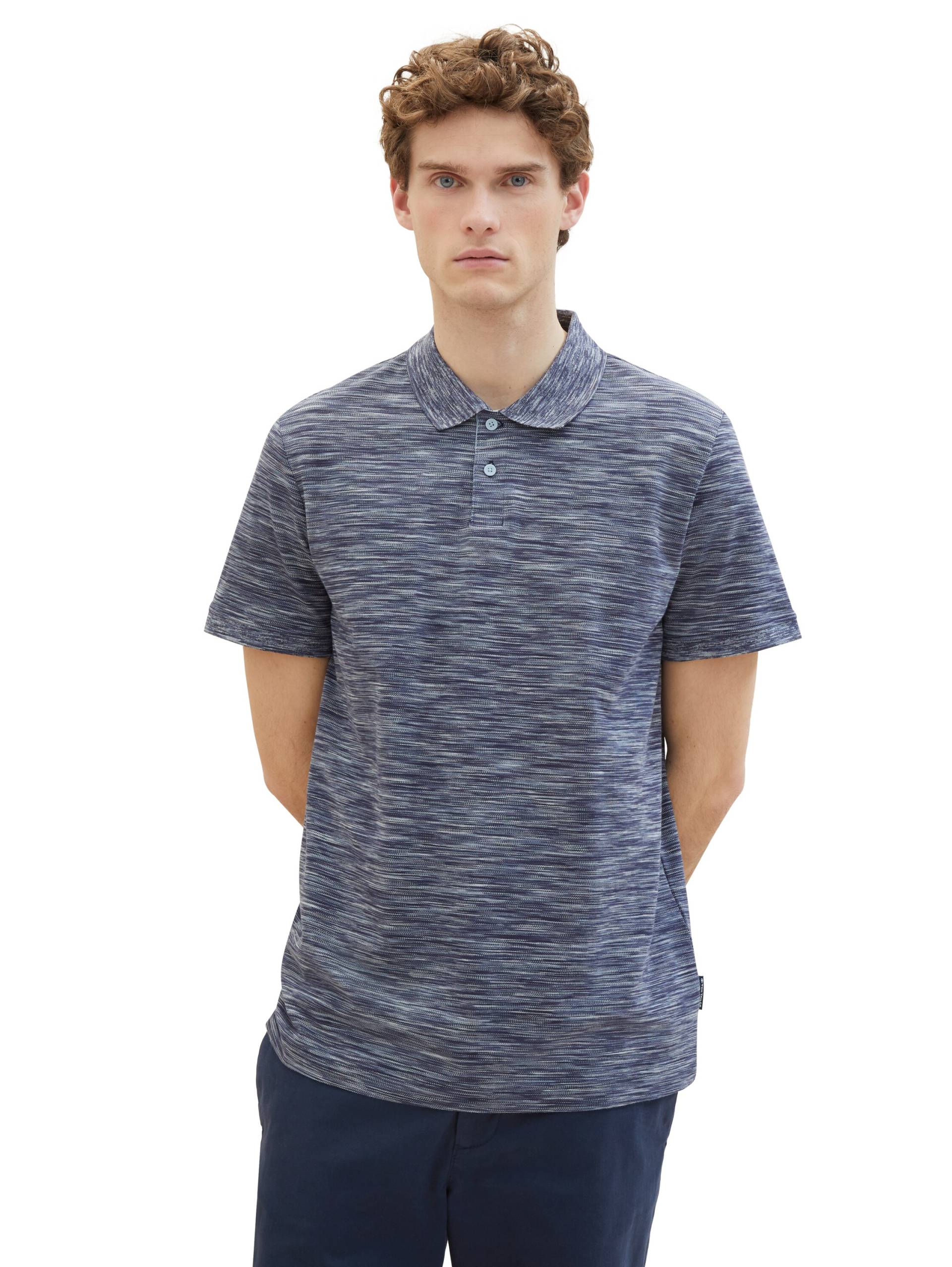 TOM TAILOR Poloshirt, mit Melange Optik TOM TAILOR Poloshirt, mit Melange Optik von Tom Tailor
