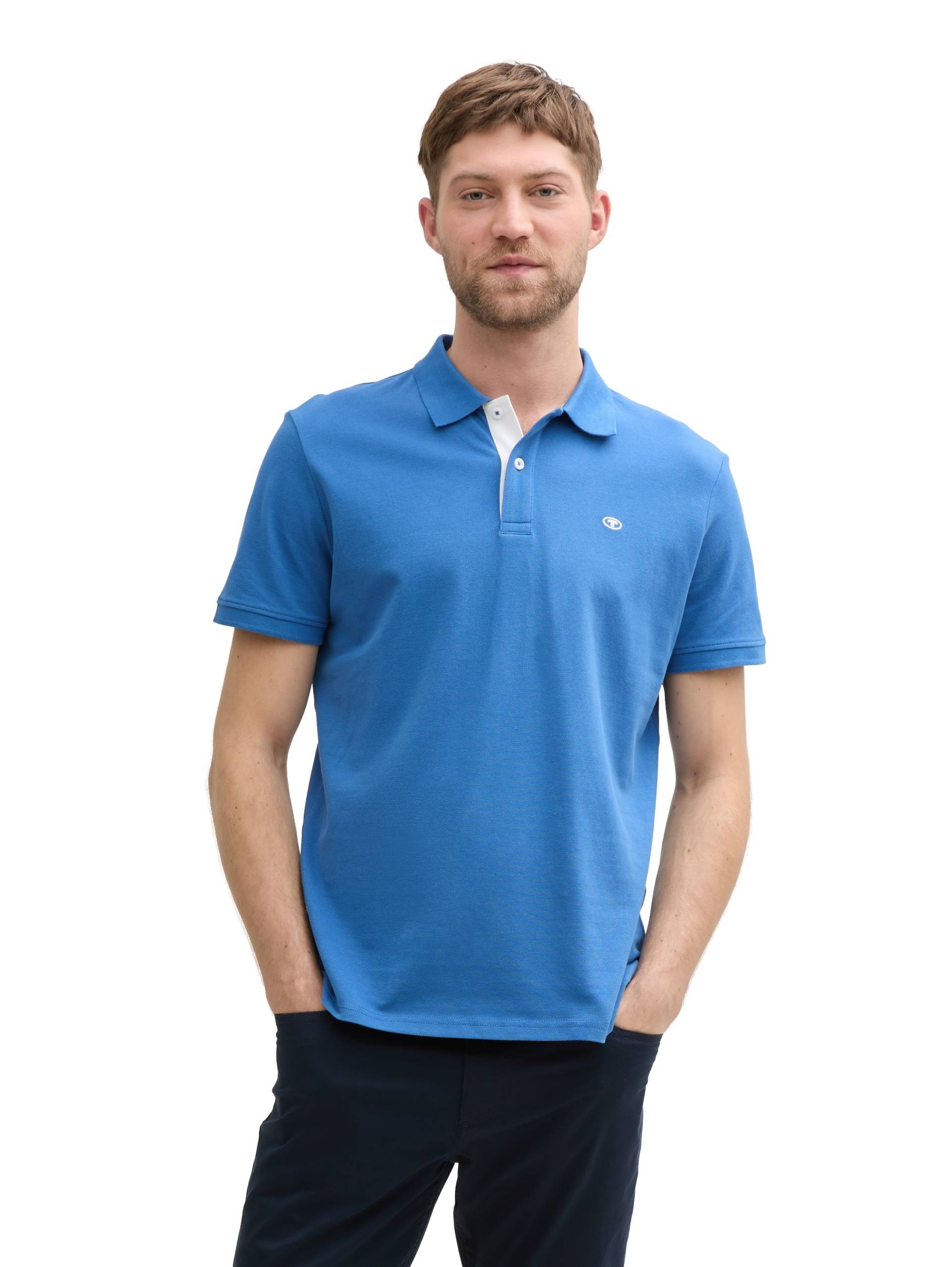 TOM TAILOR Poloshirt, mit farblich hervorgehobener Knopfleiste TOM TAILOR Poloshirt, mit farblich hervorgehobener Knopfleiste von Tom Tailor