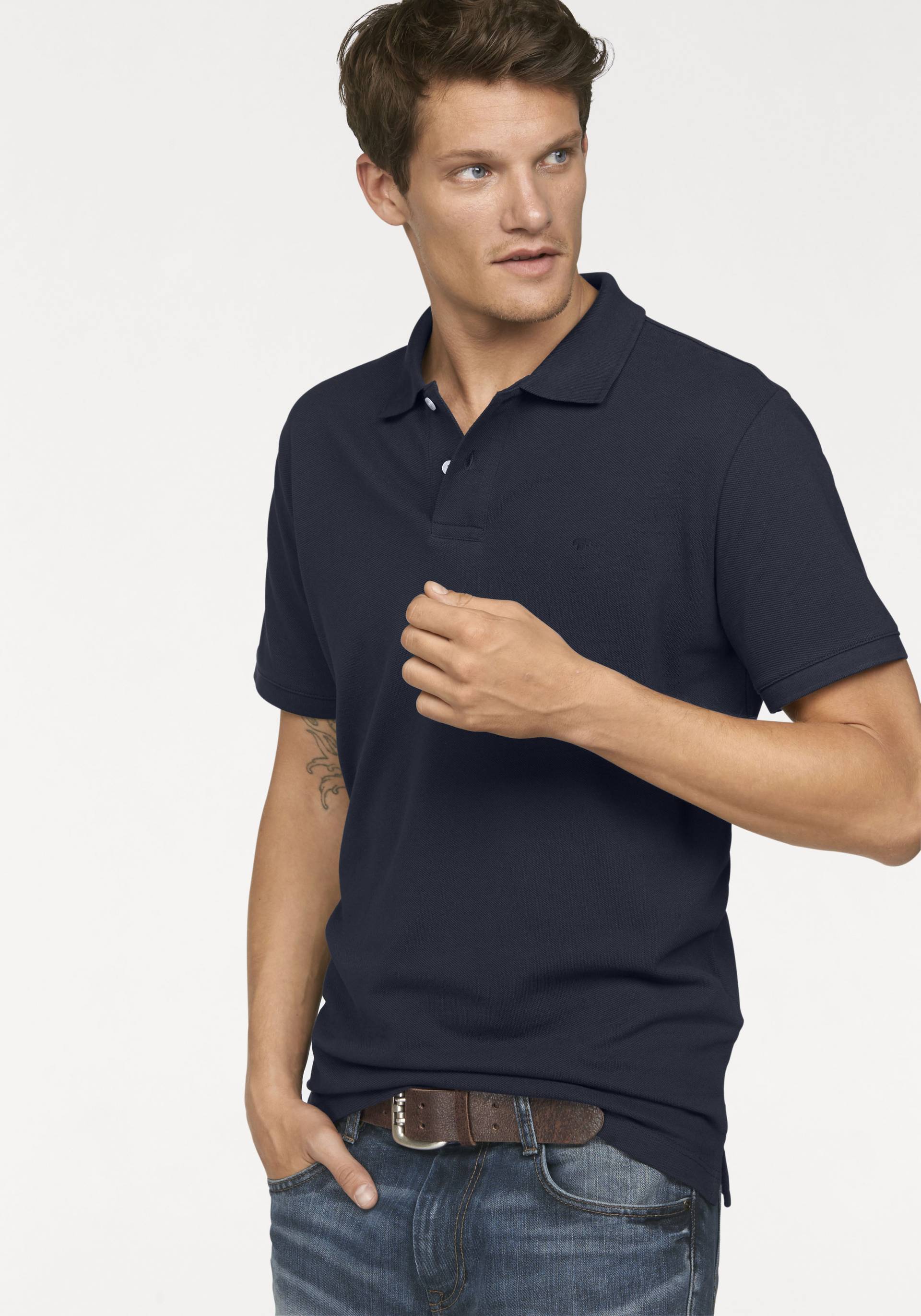 TOM TAILOR Poloshirt »Basic«, Baumwoll-Piqué von Tom Tailor