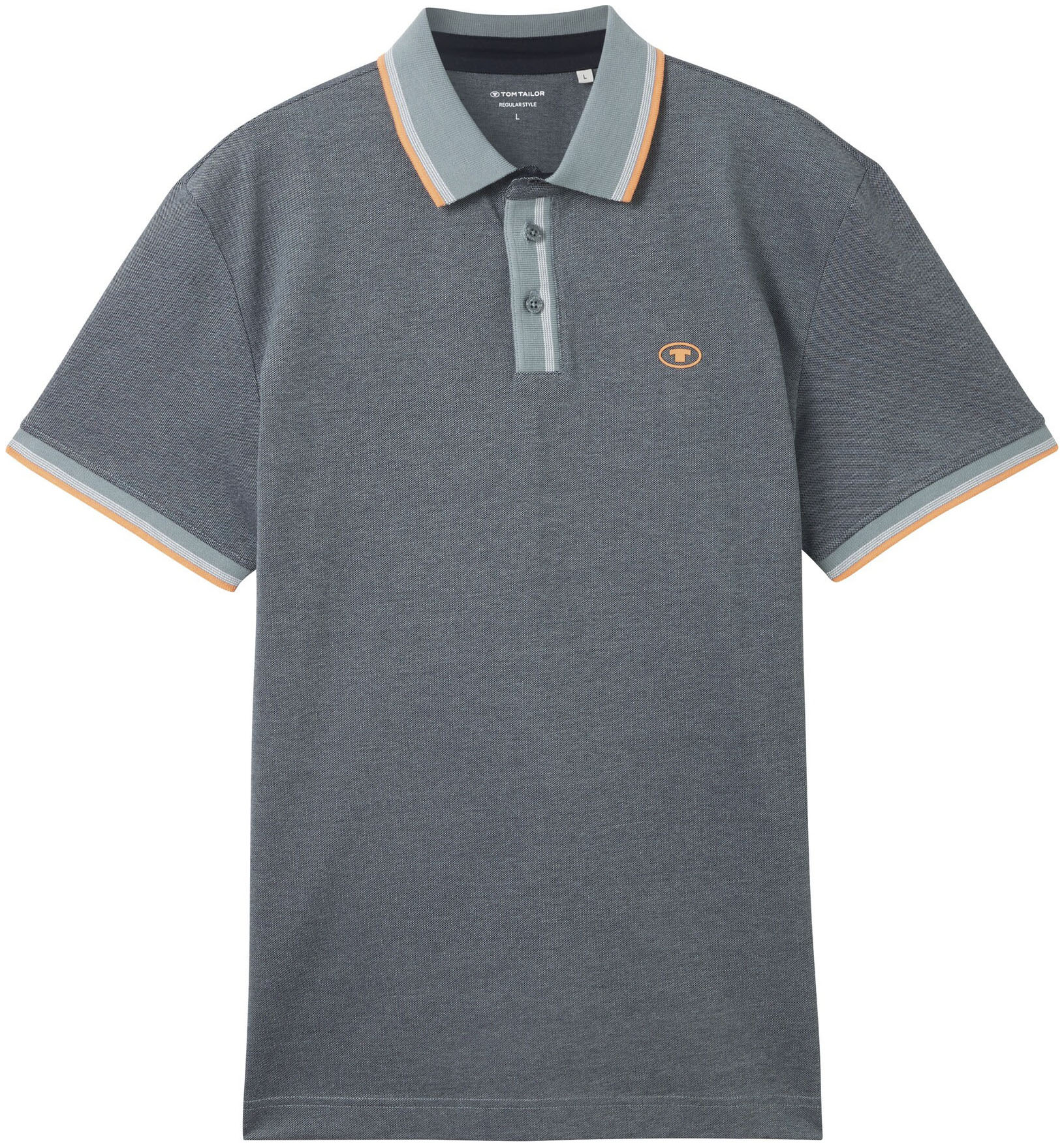 TOM TAILOR Poloshirt, mit Logo-Prägung an der Brust von Tom Tailor