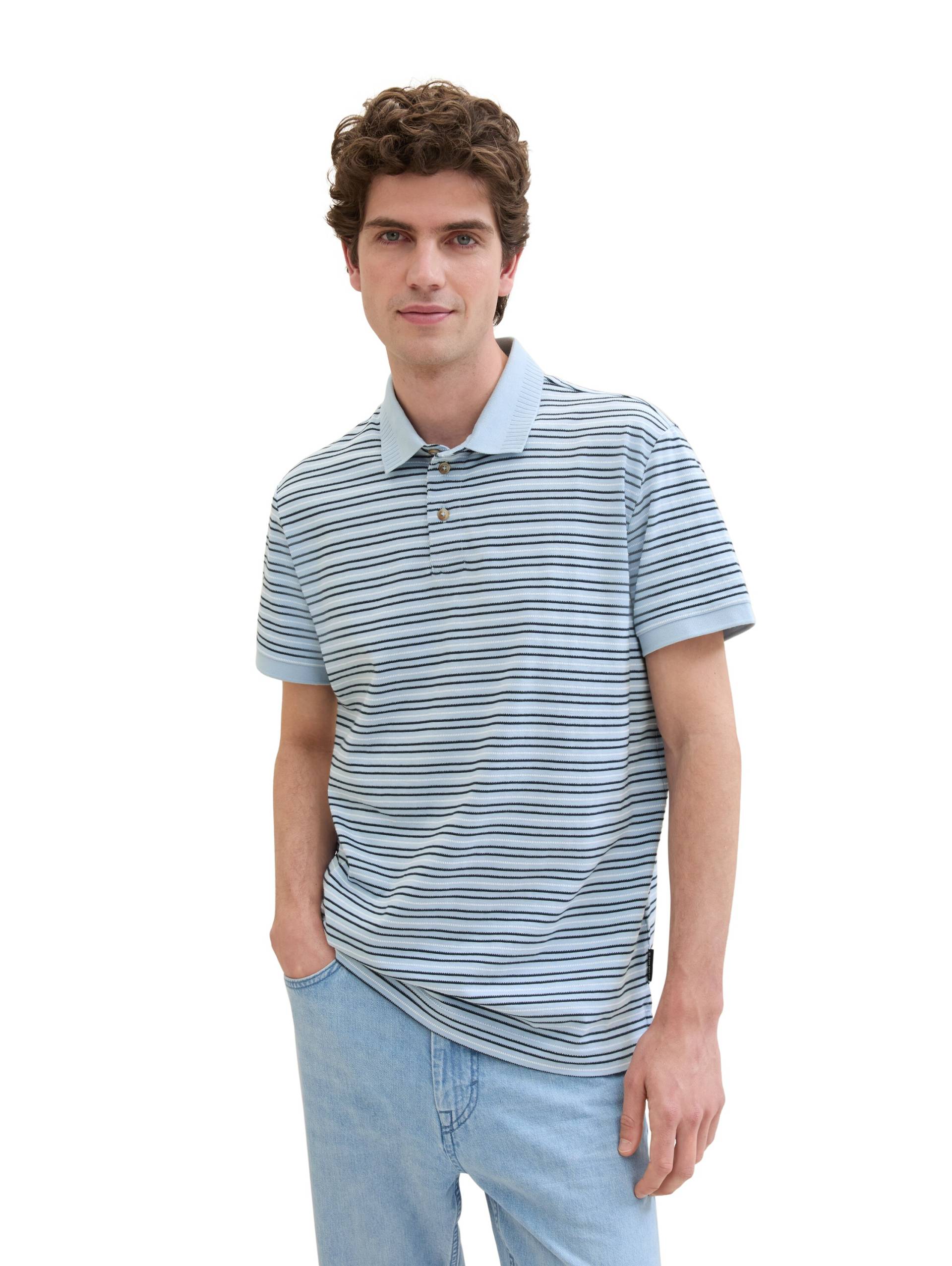 TOM TAILOR Poloshirt, in Streifen-Optik TOM TAILOR Poloshirt, in Streifen-Optik von Tom Tailor