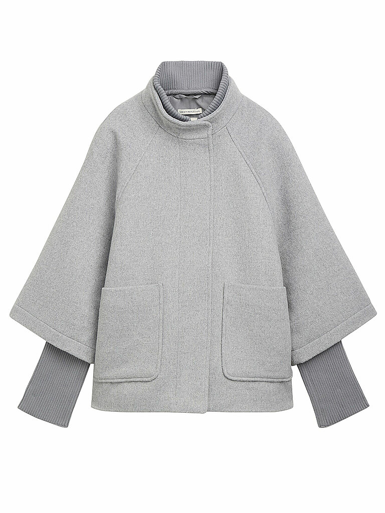 TOM TAILOR Cape - Poncho grau | XXL von Tom Tailor