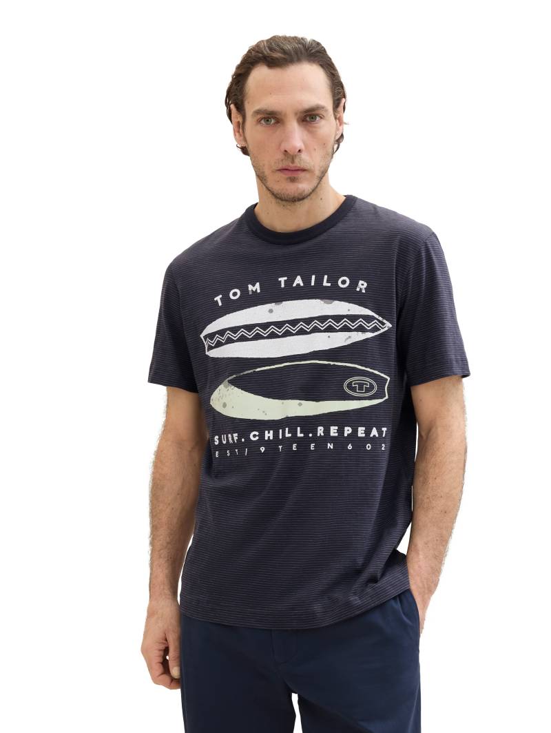 TOM TAILOR T-Shirt, mit coolem Frontprint von Tom Tailor