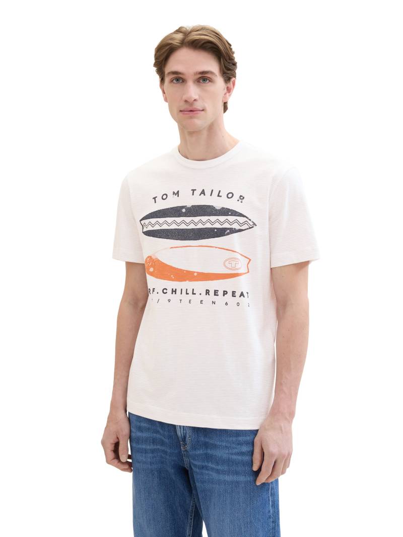 TOM TAILOR T-Shirt, mit coolem Frontprint von Tom Tailor