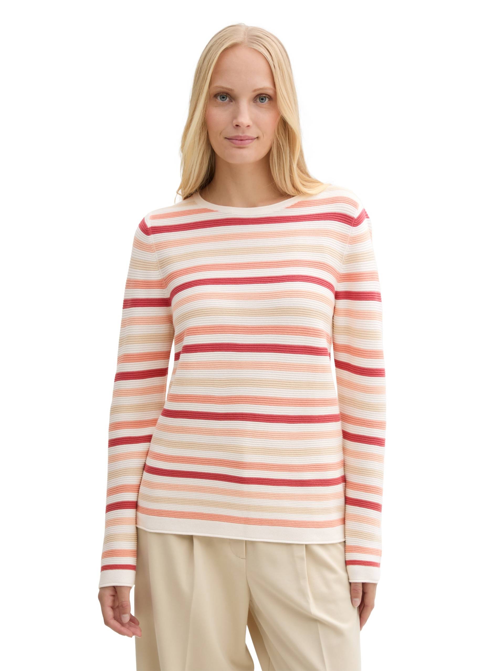 TOM TAILOR Rundhalspullover, aus Rippstrick TOM TAILOR Rundhalspullover, aus Rippstrick von Tom Tailor