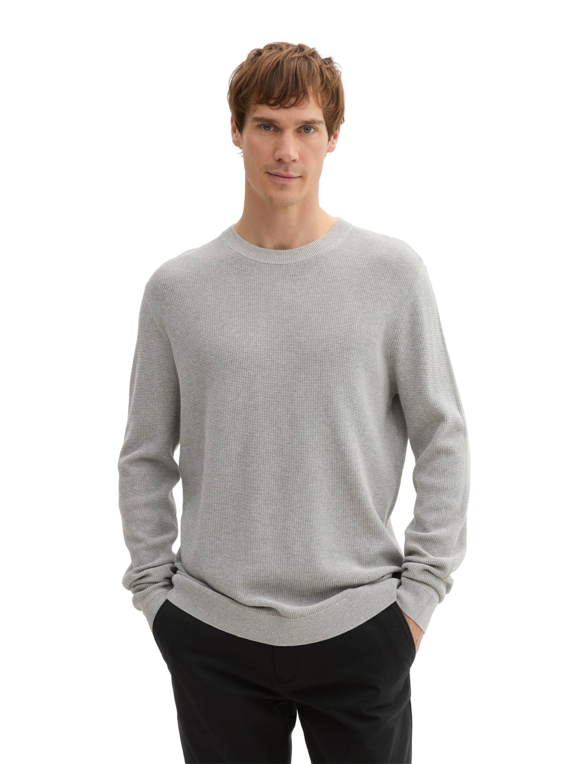 TOM TAILOR Rundhalspullover, mit Rundhalsausschnitt TOM TAILOR Rundhalspullover, mit Rundhalsausschnitt von Tom Tailor