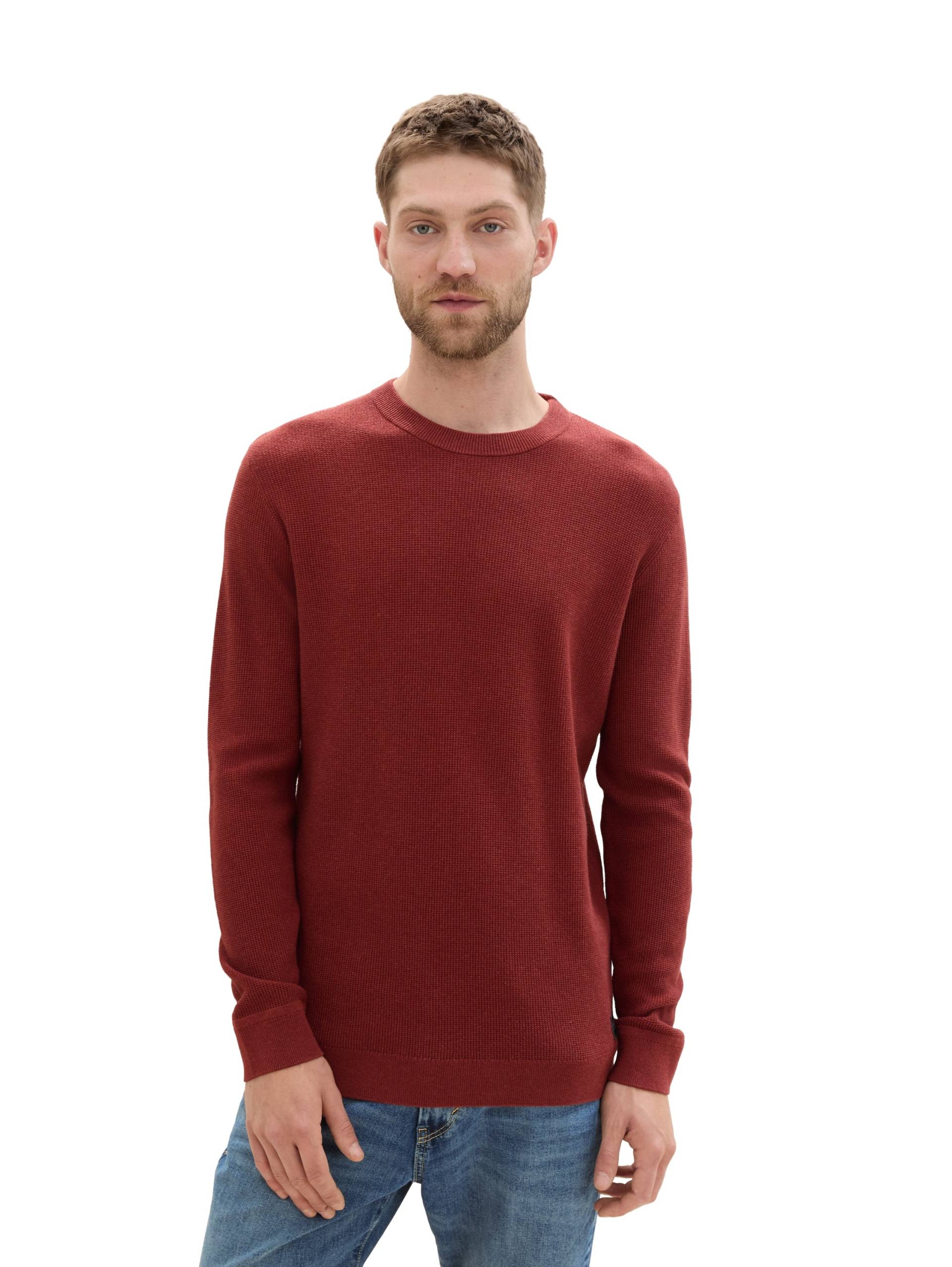 TOM TAILOR Rundhalspullover, mit Rundhalsausschnitt TOM TAILOR Rundhalspullover, mit Rundhalsausschnitt von Tom Tailor