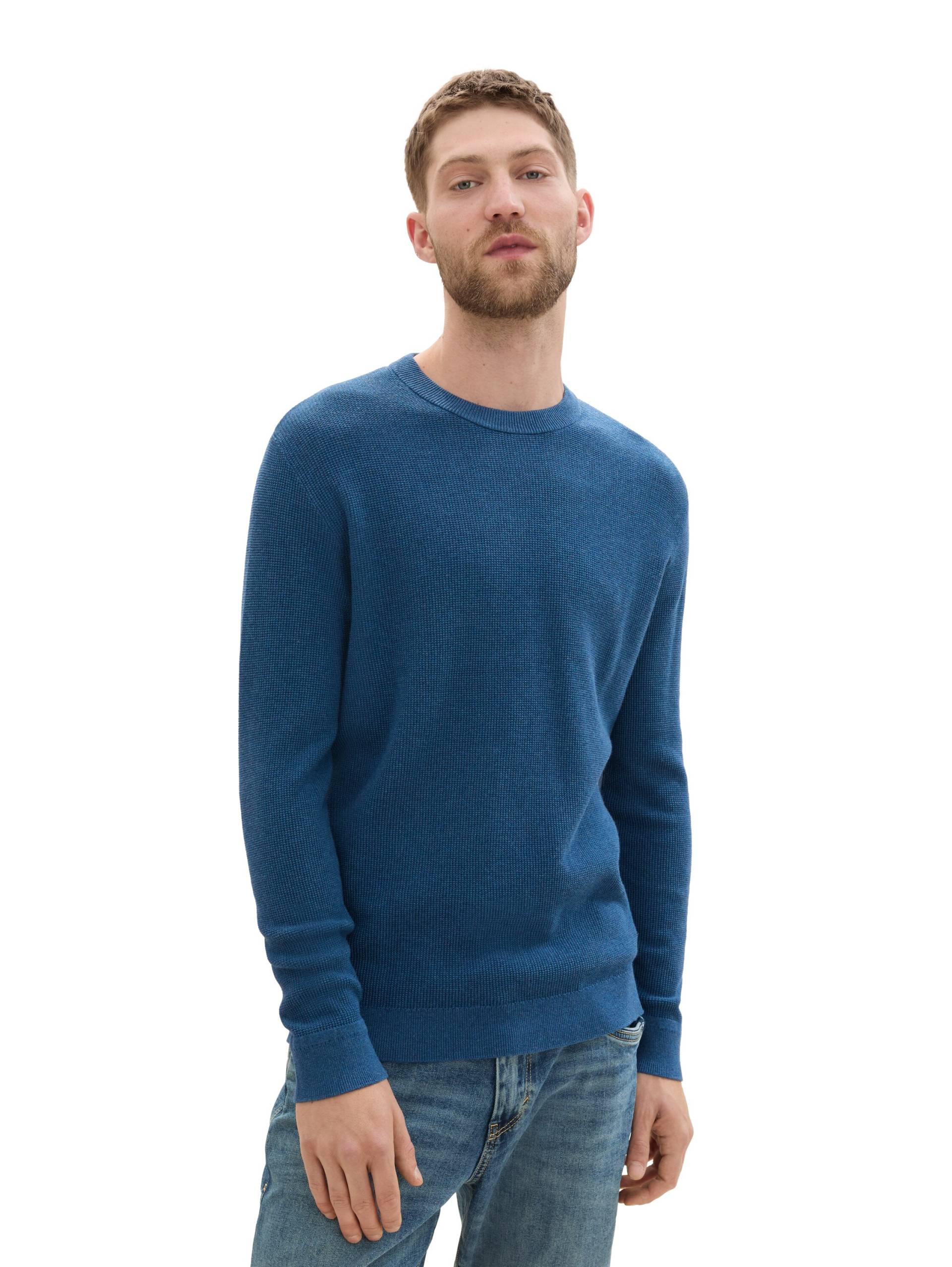TOM TAILOR Rundhalspullover, mit Rundhalsausschnitt TOM TAILOR Rundhalspullover, mit Rundhalsausschnitt von Tom Tailor