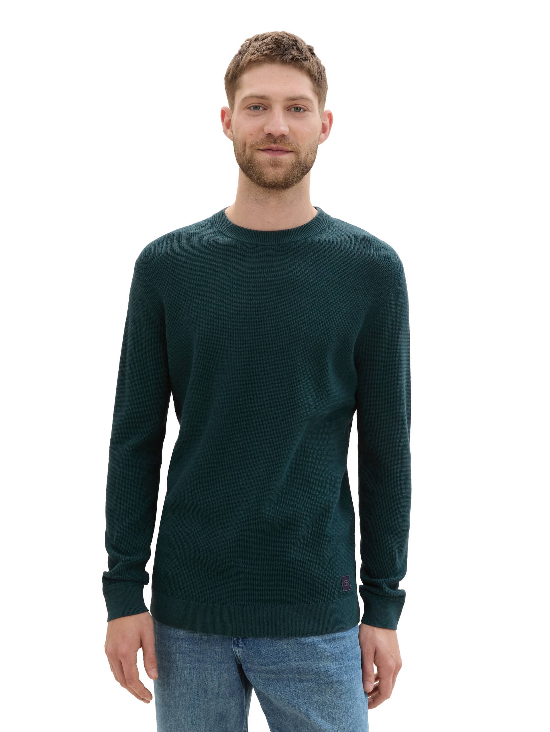 TOM TAILOR Rundhalspullover, mit Rundhalsausschnitt TOM TAILOR Rundhalspullover, mit Rundhalsausschnitt von Tom Tailor
