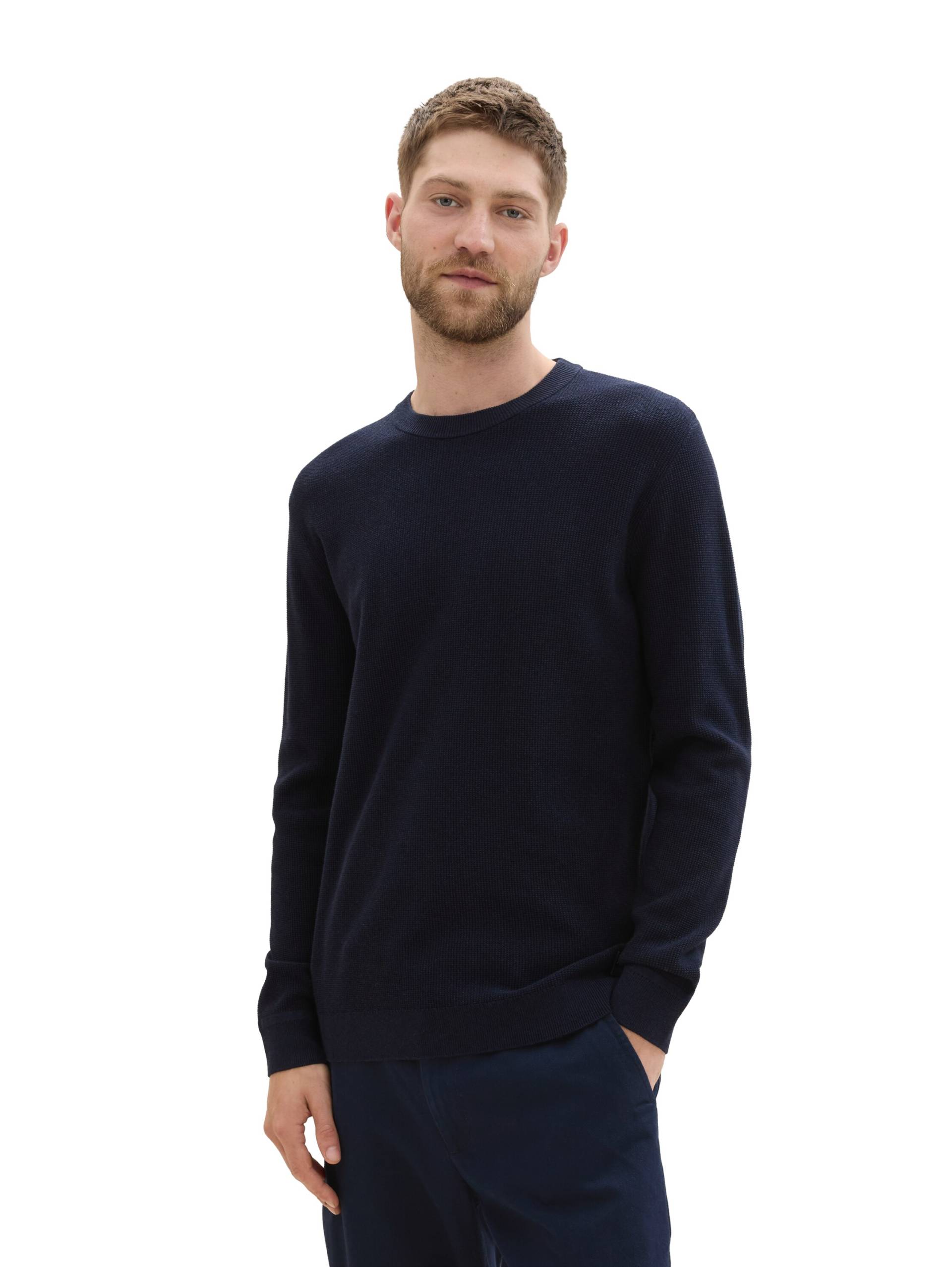 TOM TAILOR Rundhalspullover, mit Rundhalsausschnitt TOM TAILOR Rundhalspullover, mit Rundhalsausschnitt von Tom Tailor