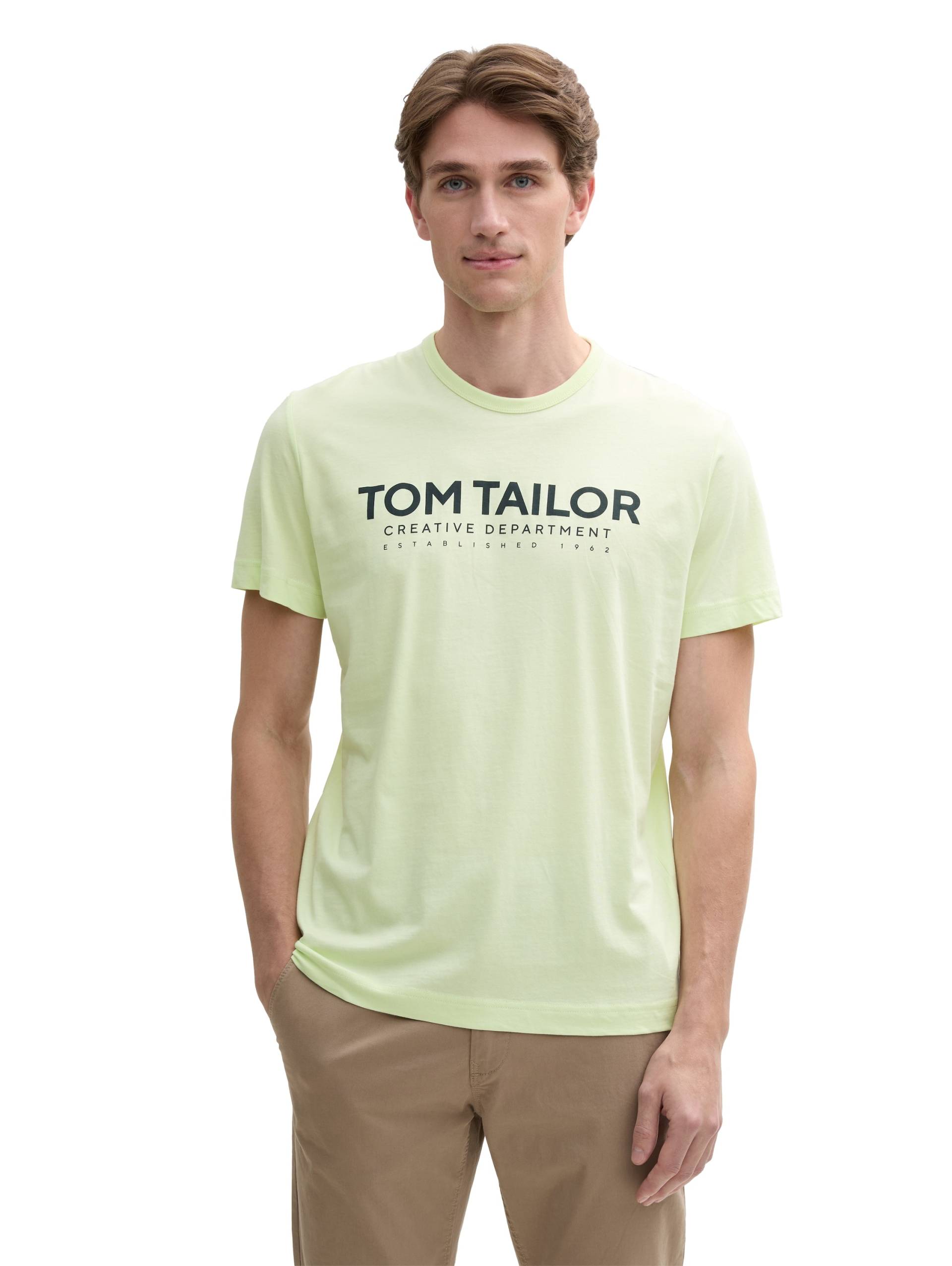 TOM TAILOR Rundhalsshirt, mit Logoprint von Tom Tailor