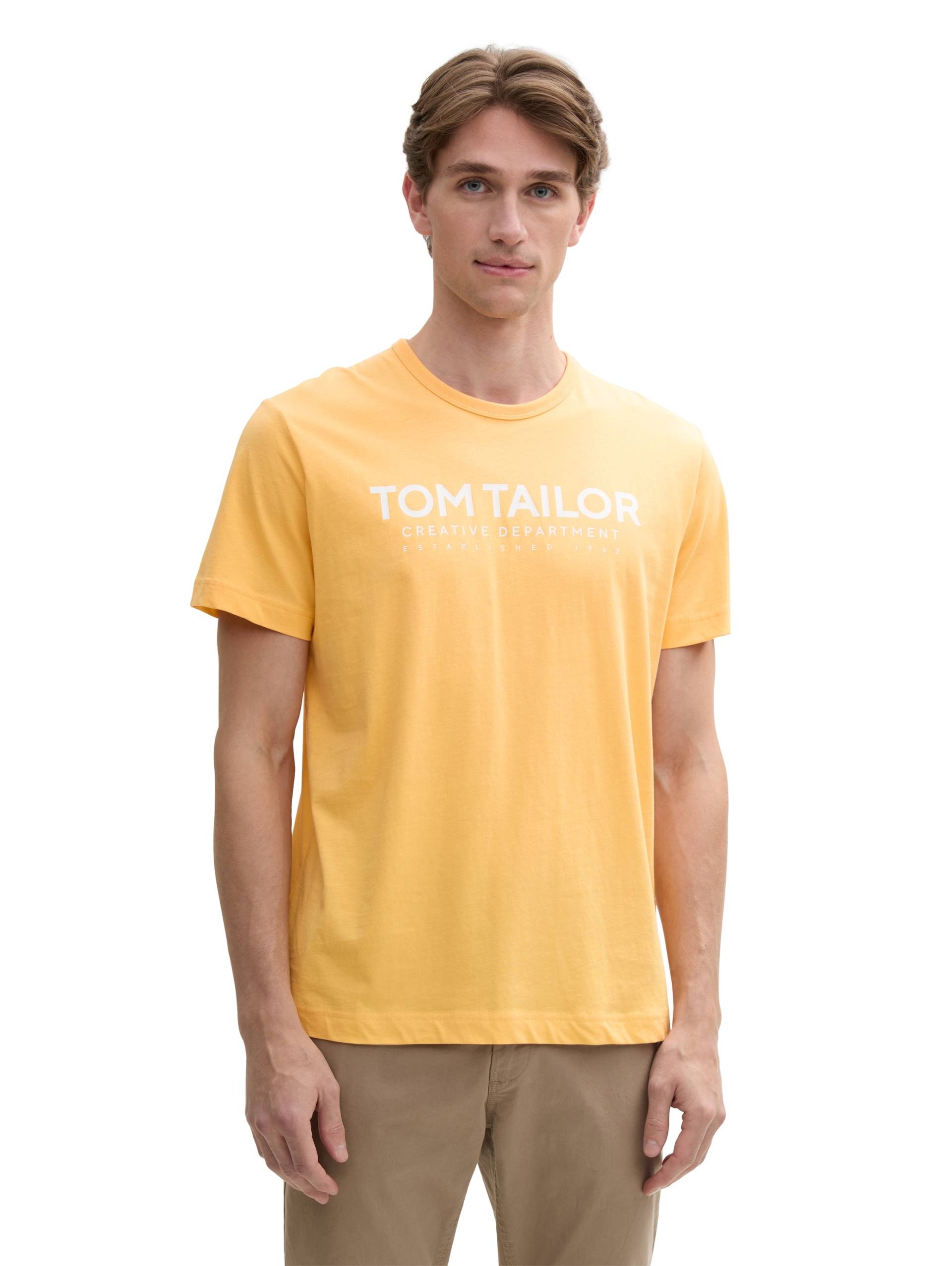 TOM TAILOR Rundhalsshirt, mit Logoprint von Tom Tailor