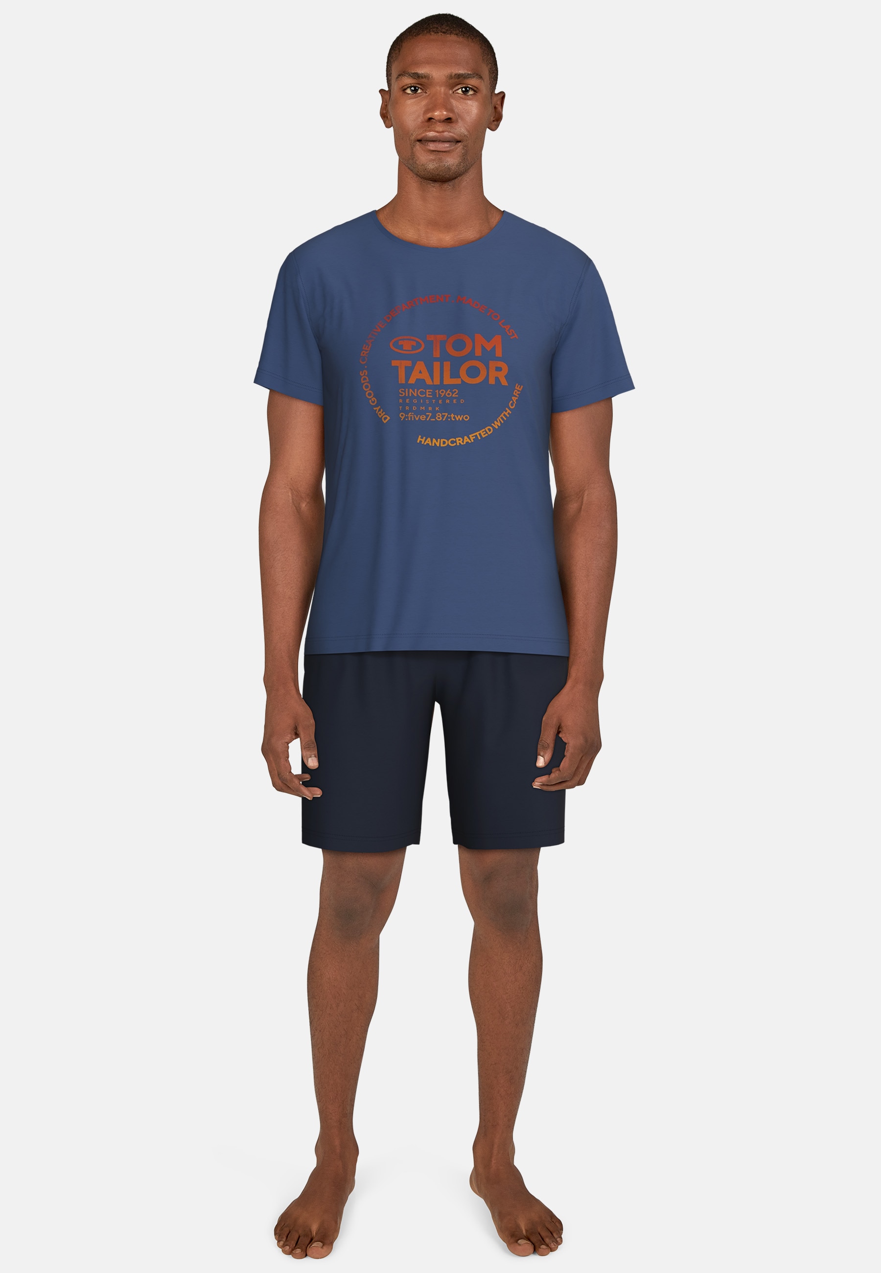 TOM TAILOR Shorty, (2 tlg.), mit grossem Logodruck von Tom Tailor