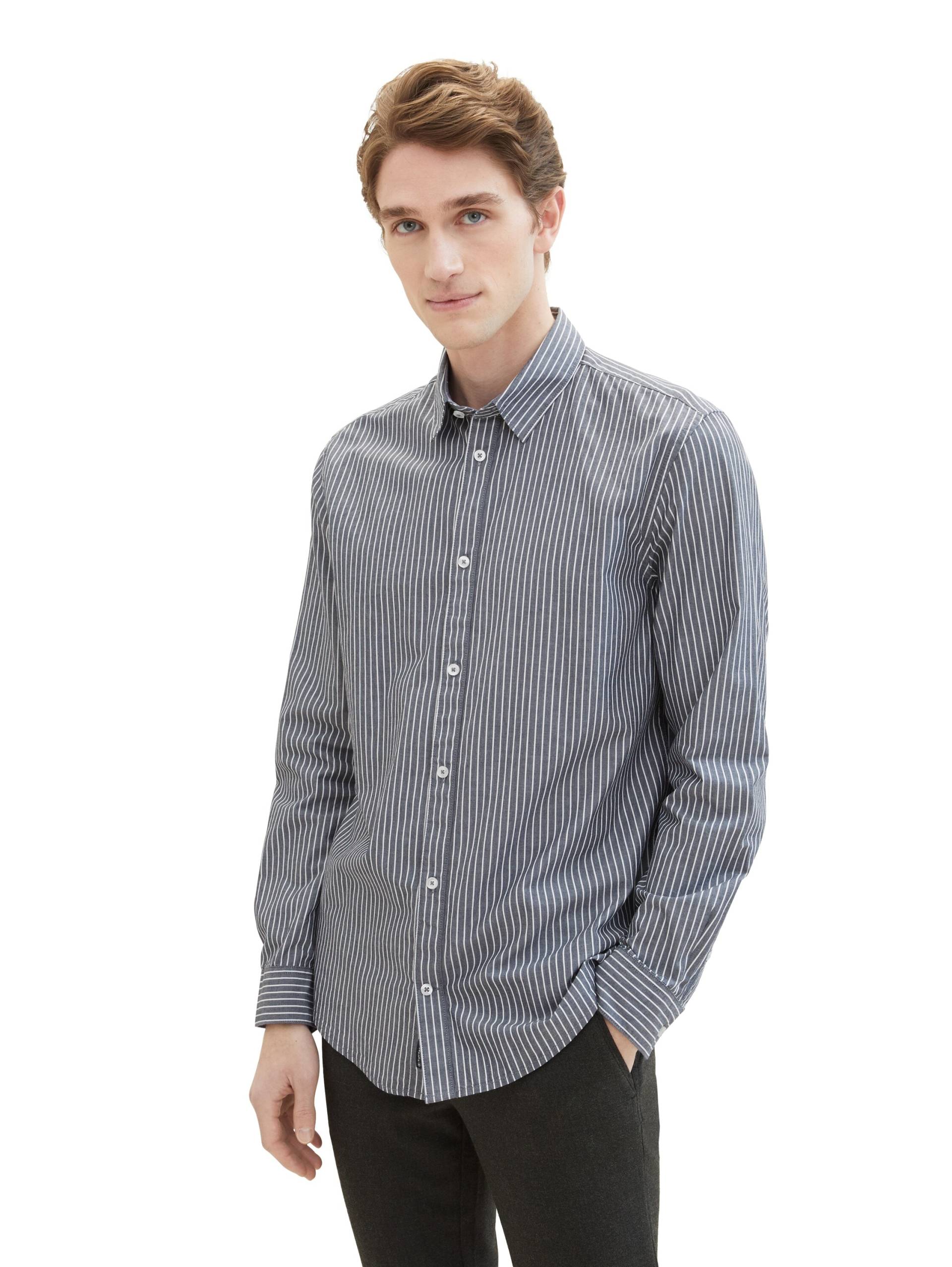 TOM TAILOR Langarmhemd, mit Streifenmuster TOM TAILOR Langarmhemd, mit Streifenmuster von Tom Tailor