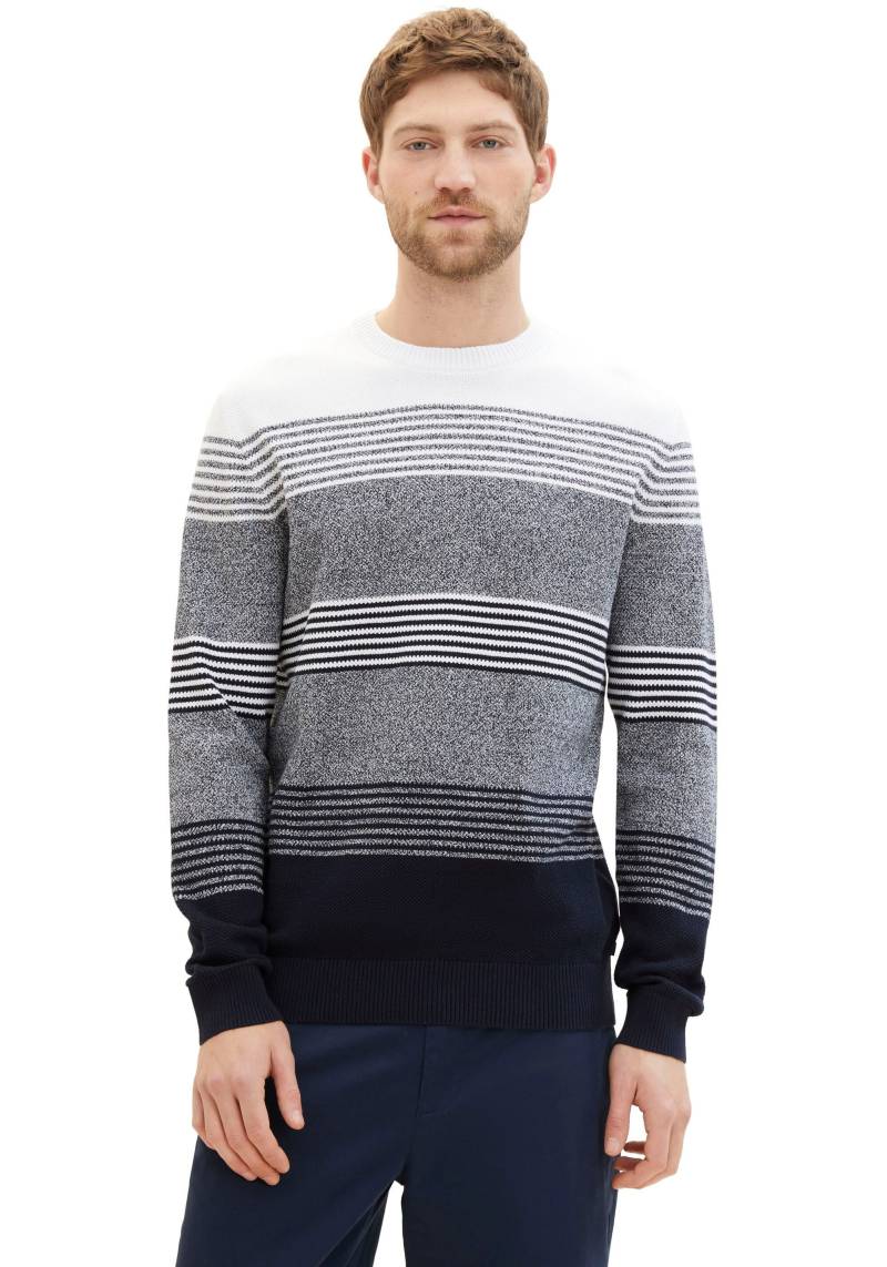 TOM TAILOR Streifenpullover, mit Streifen-Optik von Tom Tailor