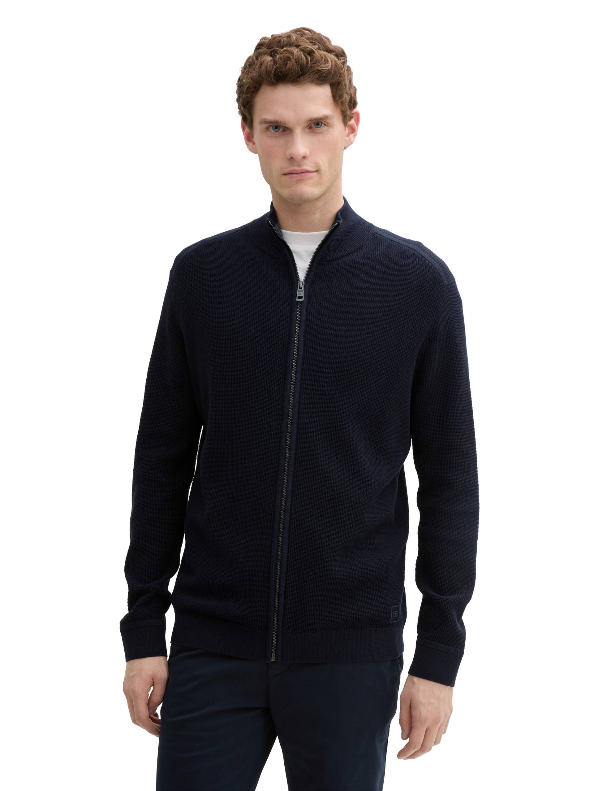 TOM TAILOR Strickjacke, mit Logo Stickerei TOM TAILOR Strickjacke, mit Logo Stickerei von Tom Tailor