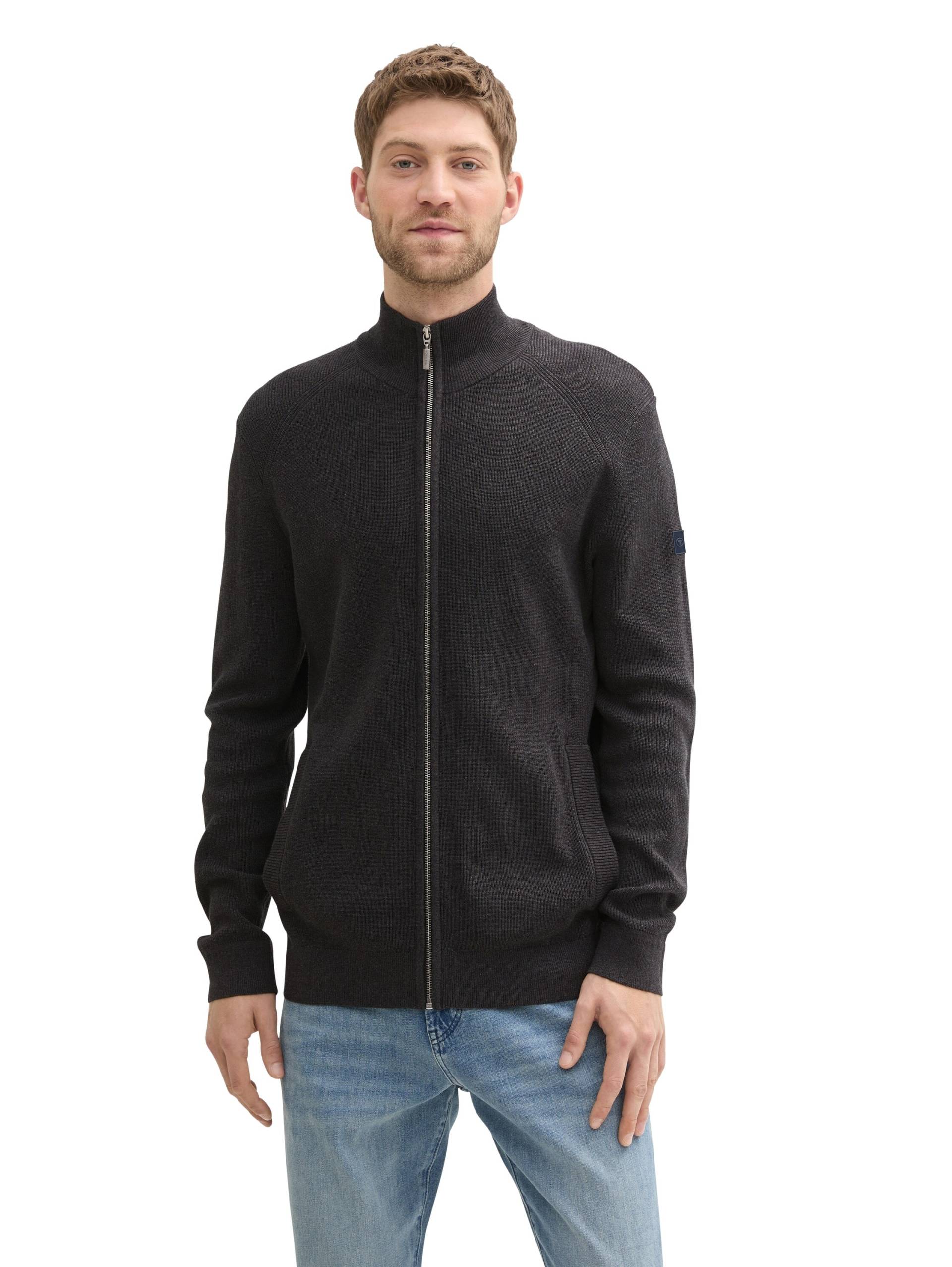 TOM TAILOR Strickjacke, mit Zipper und Eingrifftaschen TOM TAILOR Strickjacke, mit Zipper und Eingrifftaschen von Tom Tailor