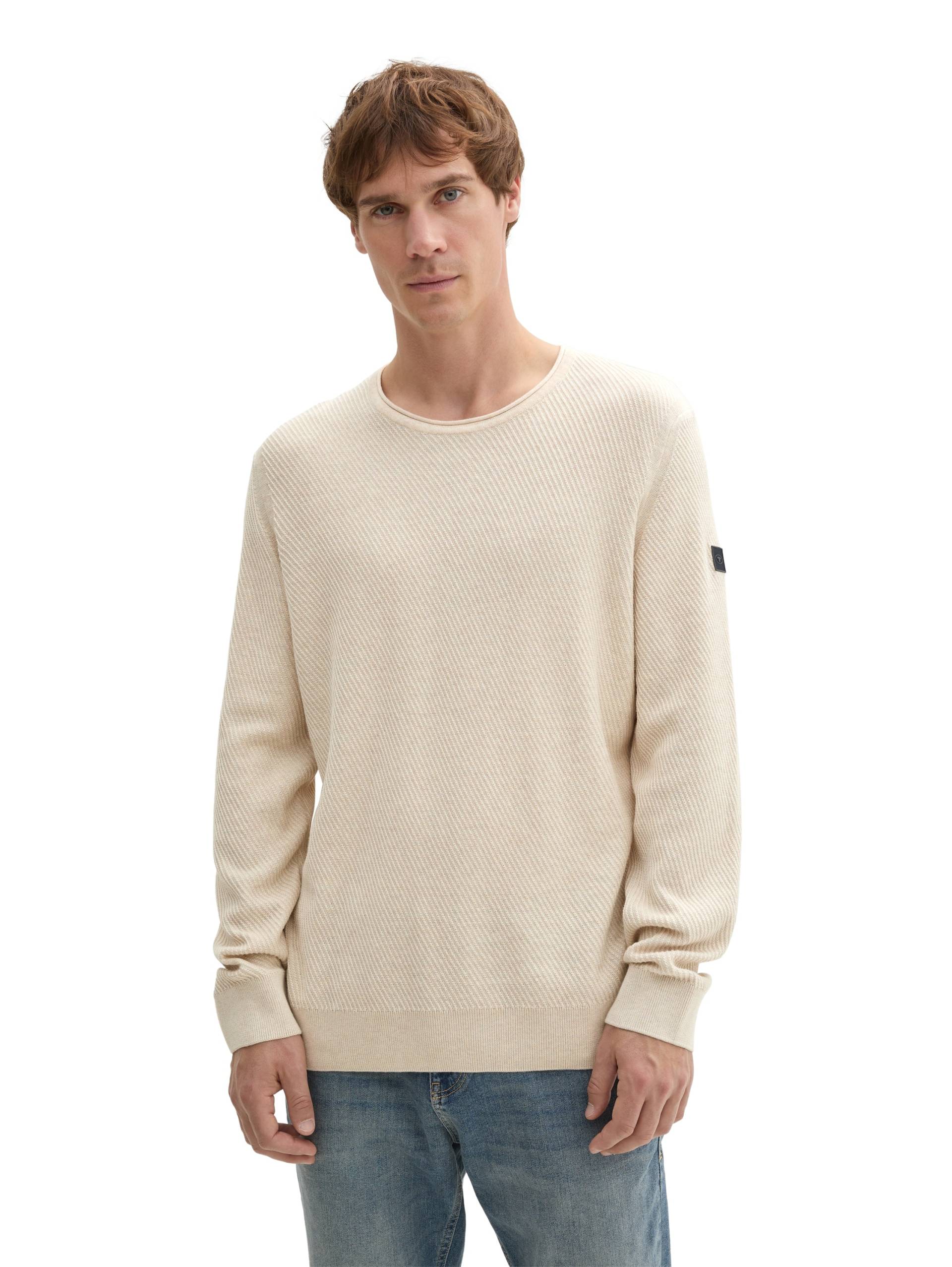 TOM TAILOR Strickpullover, mit Rundhalsausschnitt TOM TAILOR Strickpullover, mit Rundhalsausschnitt von Tom Tailor