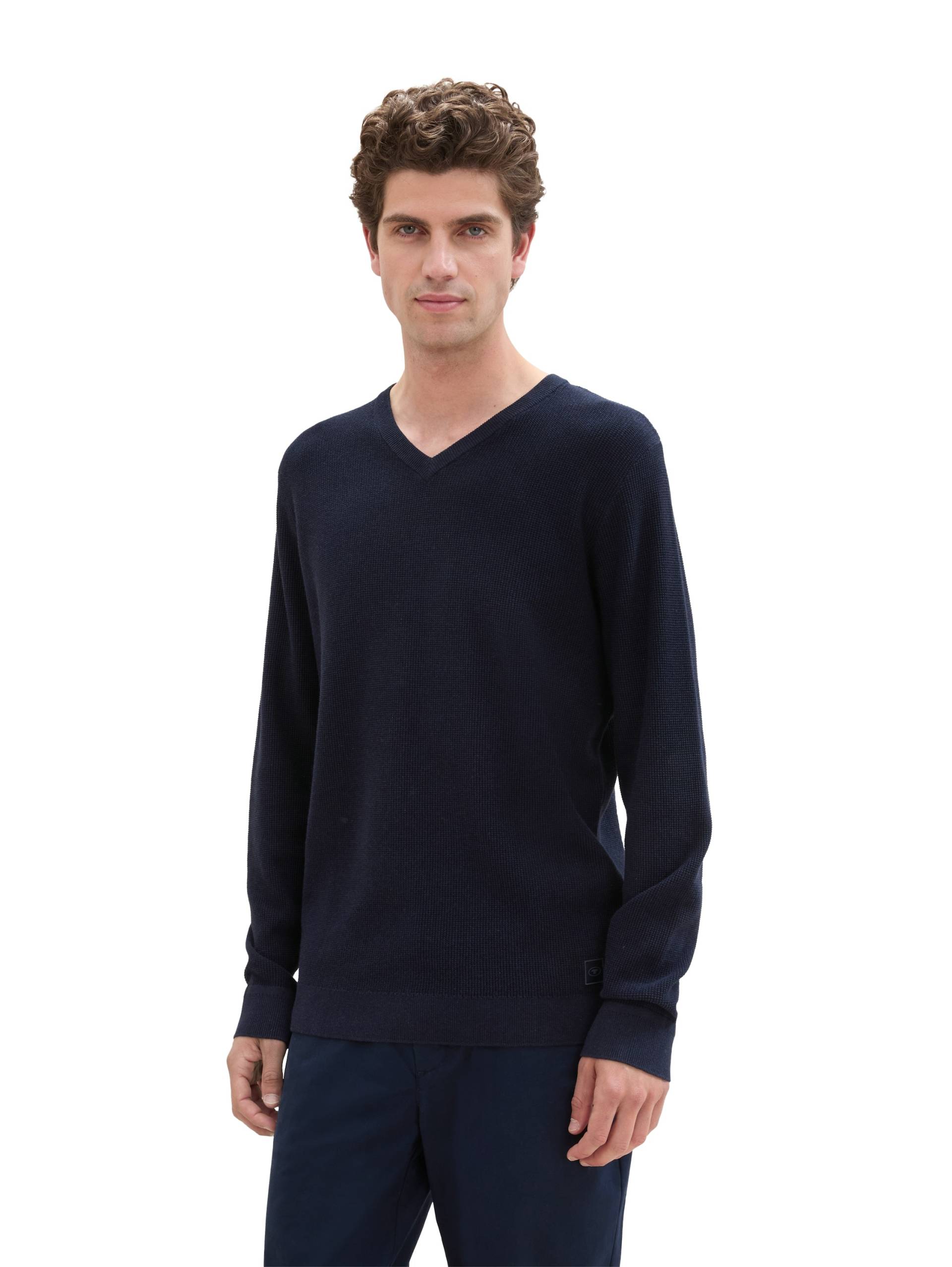TOM TAILOR Strickpullover, mit V-Ausschnitt TOM TAILOR Strickpullover, mit V-Ausschnitt von Tom Tailor