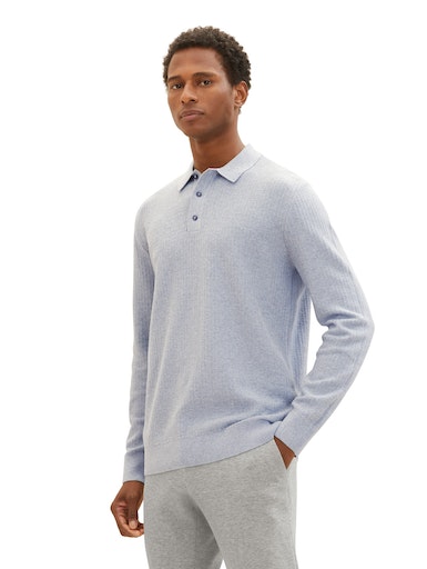 TOM TAILOR Polokragenpullover, mit kurzer Knopfleise am Polokragen von Tom Tailor