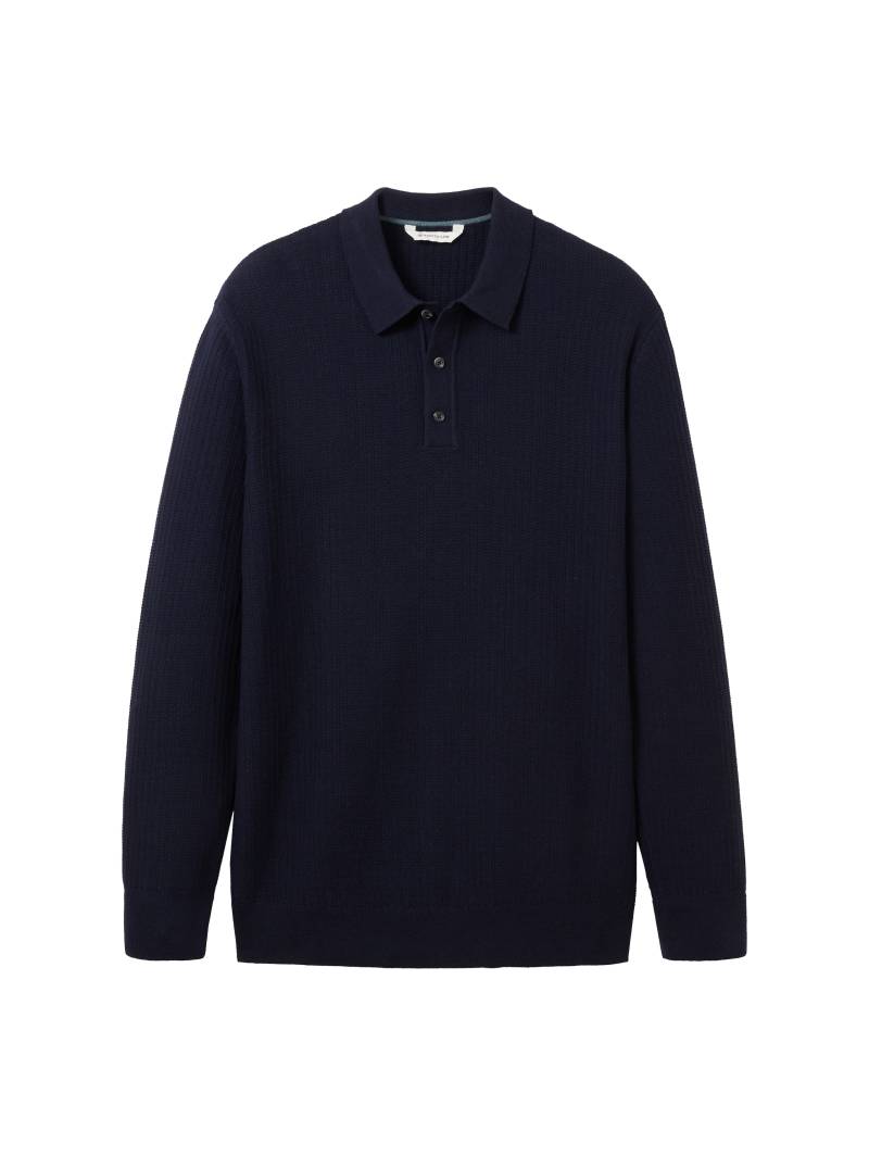 TOM TAILOR Polokragenpullover, mit kurzer Knopfleise am Polokragen von Tom Tailor