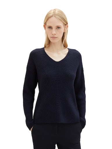 TOM TAILOR Strickpullover, mit Drop-Shoulder Naht von Tom Tailor