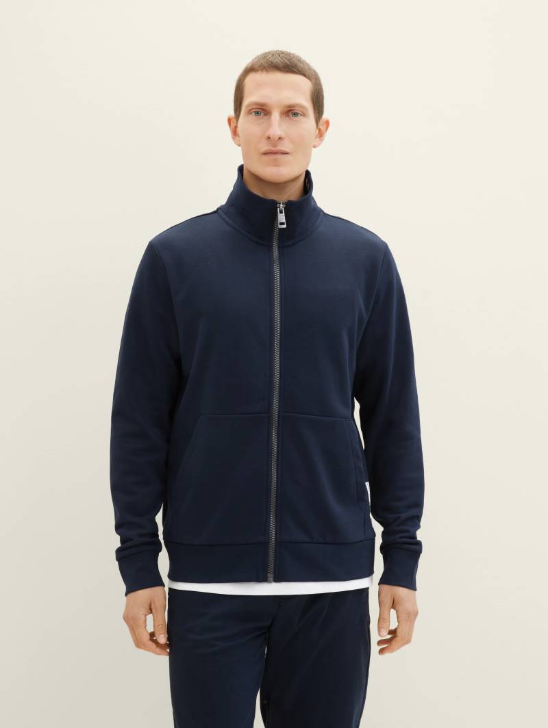 TOM TAILOR Sweatjacke, mit Stehkragen und Print von Tom Tailor