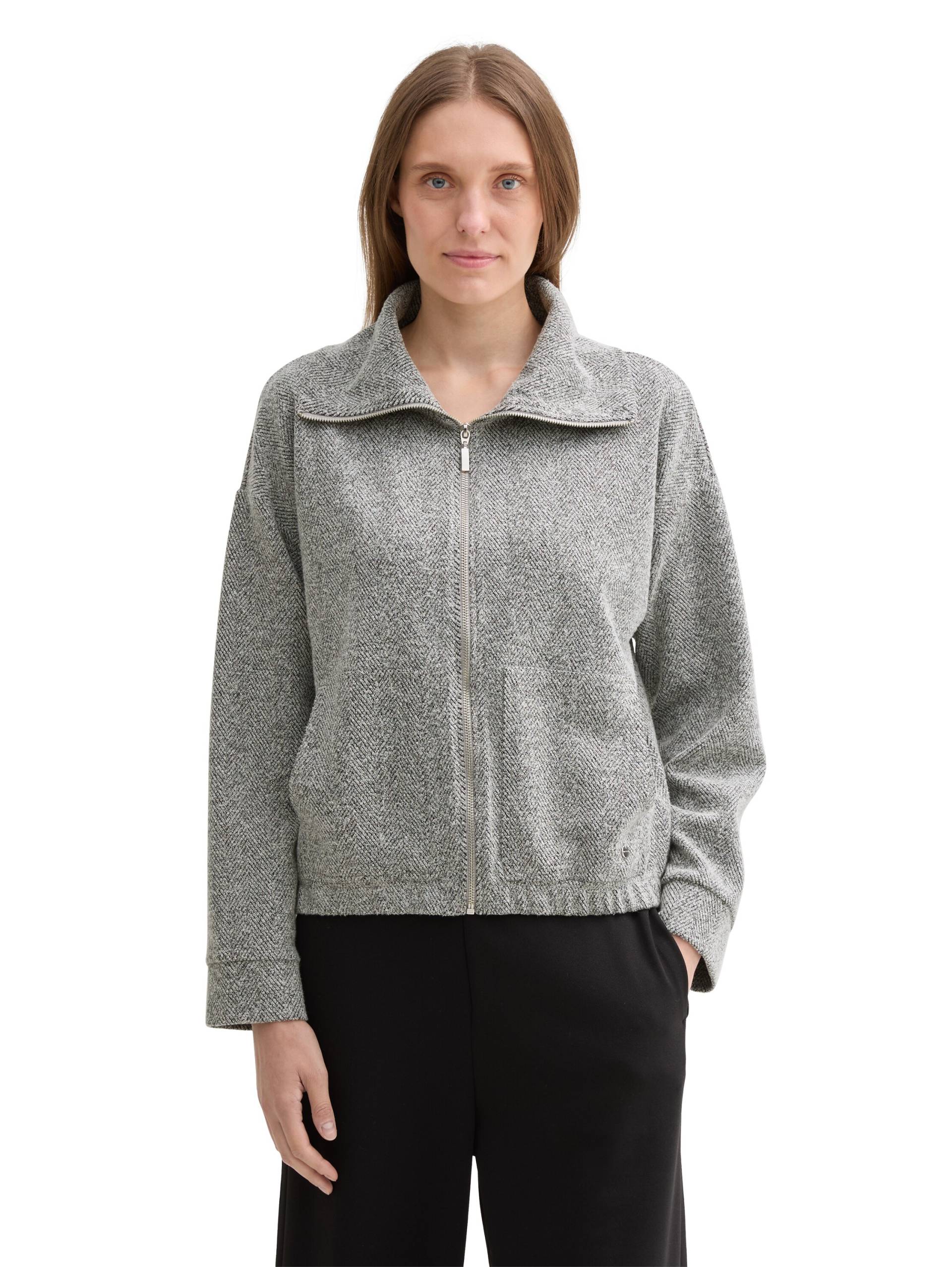 TOM TAILOR Sweatjacke, mit grossem Stehkragen TOM TAILOR Sweatjacke, mit grossem Stehkragen von Tom Tailor