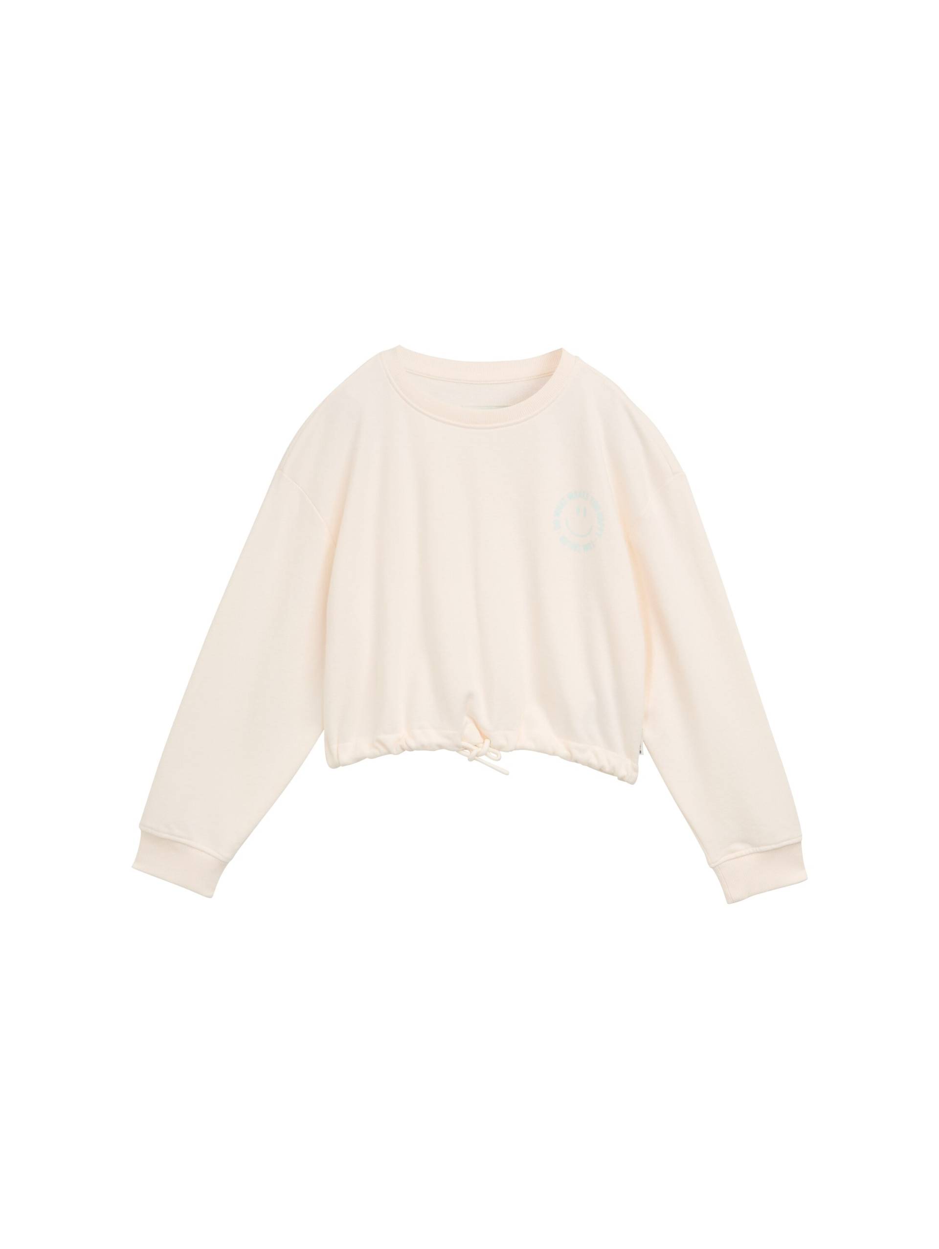 TOM TAILOR Sweatshirt, mit Kordelzug am Saum TOM TAILOR Sweatshirt, mit Kordelzug am Saum von Tom Tailor