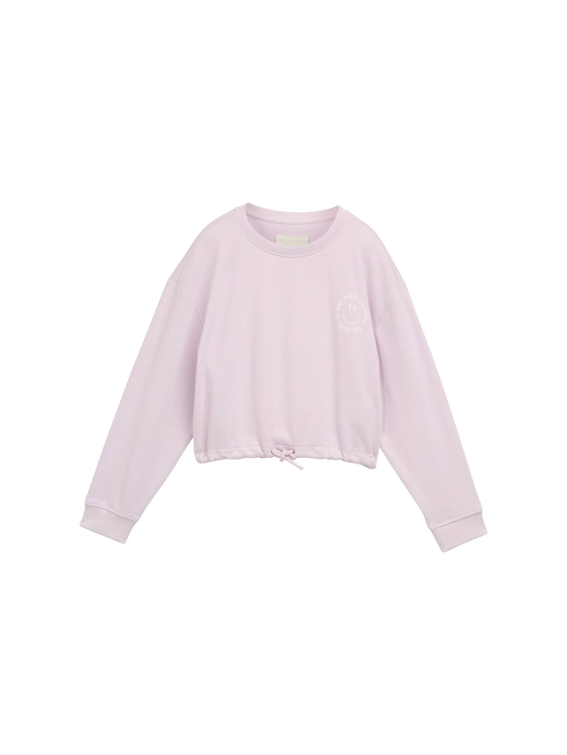 TOM TAILOR Sweatshirt, mit Kordelzug am Saum TOM TAILOR Sweatshirt, mit Kordelzug am Saum von Tom Tailor