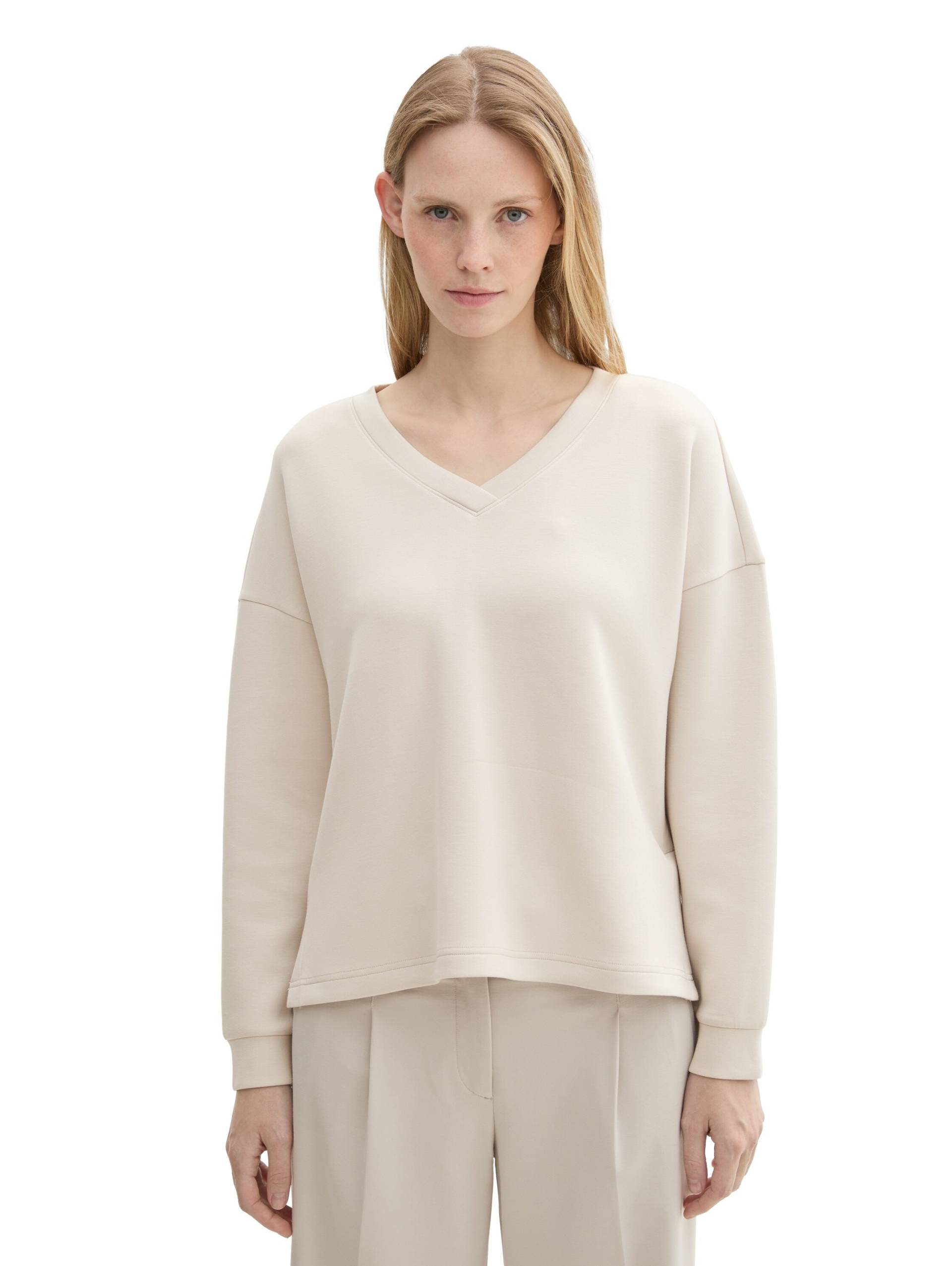 TOM TAILOR Sweatshirt »Scuba«, mit V-Ausschnitt TOM TAILOR Sweatshirt »Scuba«, mit V-Ausschnitt von Tom Tailor
