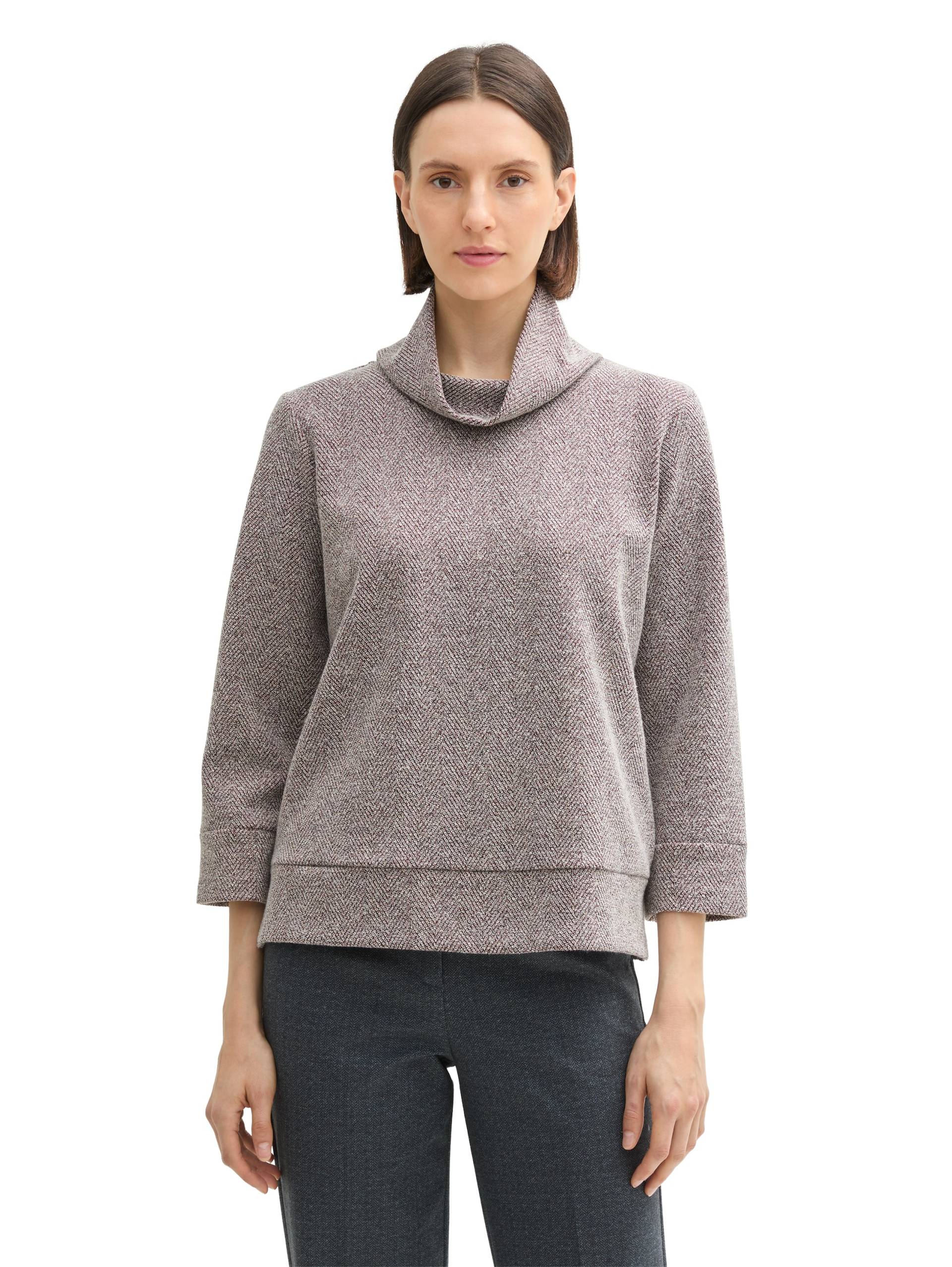 TOM TAILOR Sweatshirt, mit Wasserfall-Kragen TOM TAILOR Sweatshirt, mit Wasserfall-Kragen von Tom Tailor
