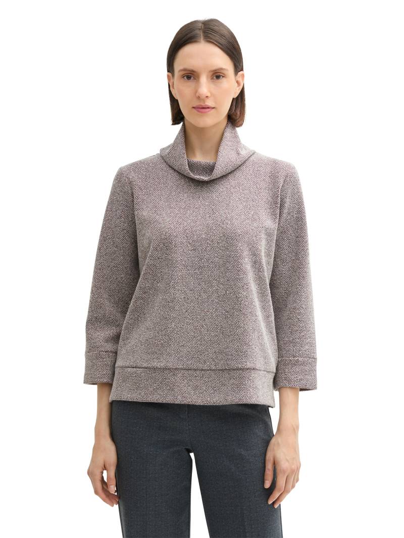 TOM TAILOR Sweatshirt, mit Wasserfall-Kragen TOM TAILOR Sweatshirt, mit Wasserfall-Kragen von Tom Tailor