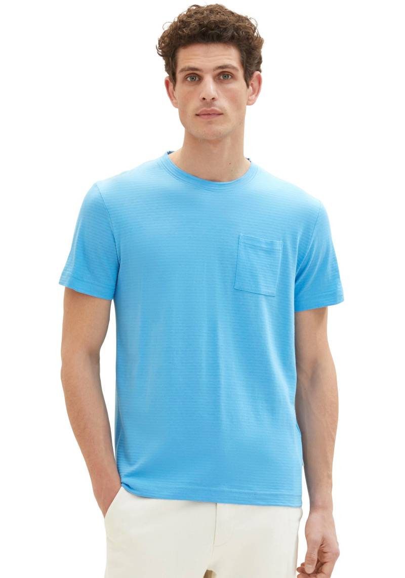 TOM TAILOR T-Shirt, Meliert Optik von Tom Tailor