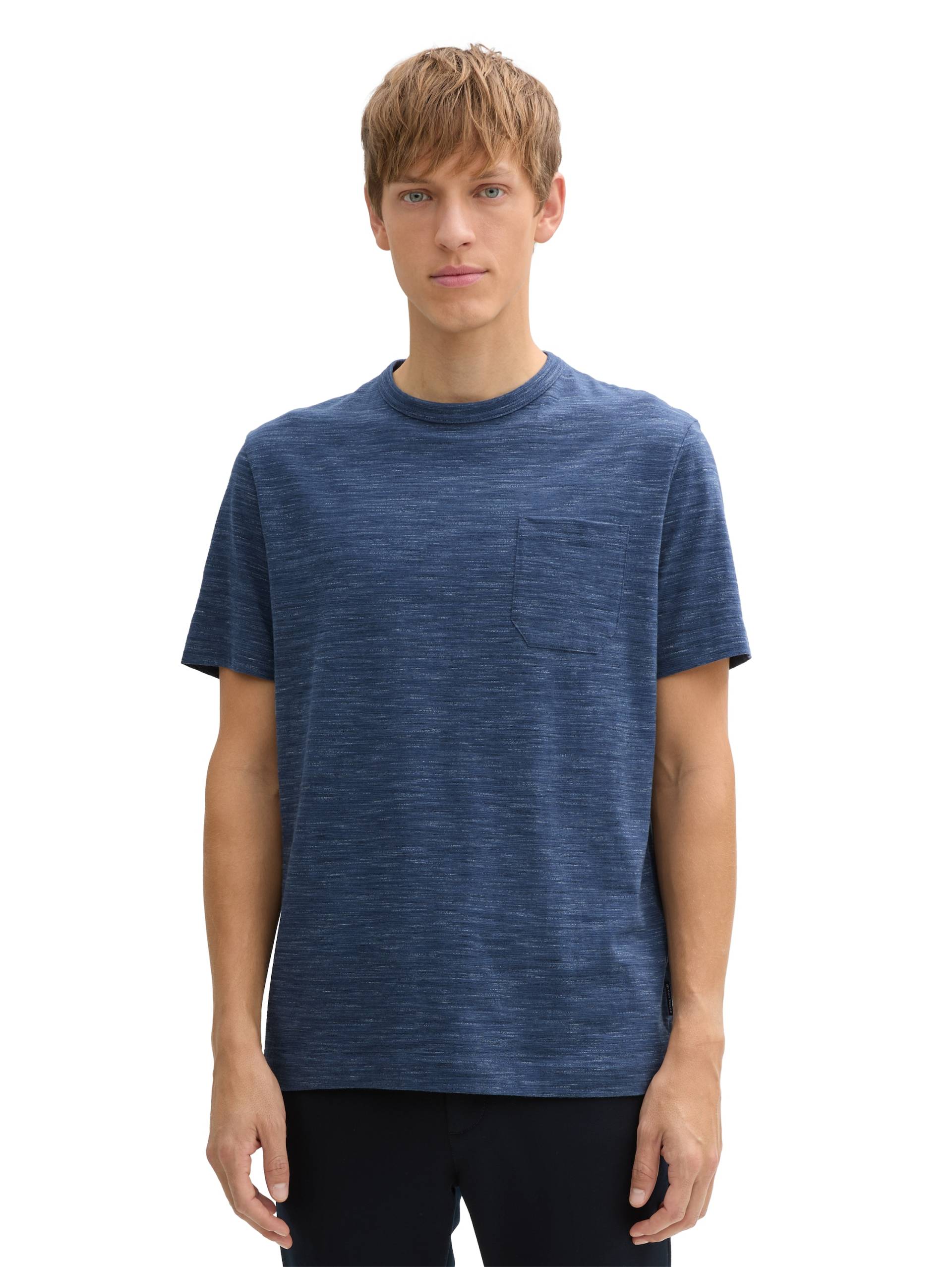 TOM TAILOR T-Shirt, in Melange Optik von Tom Tailor