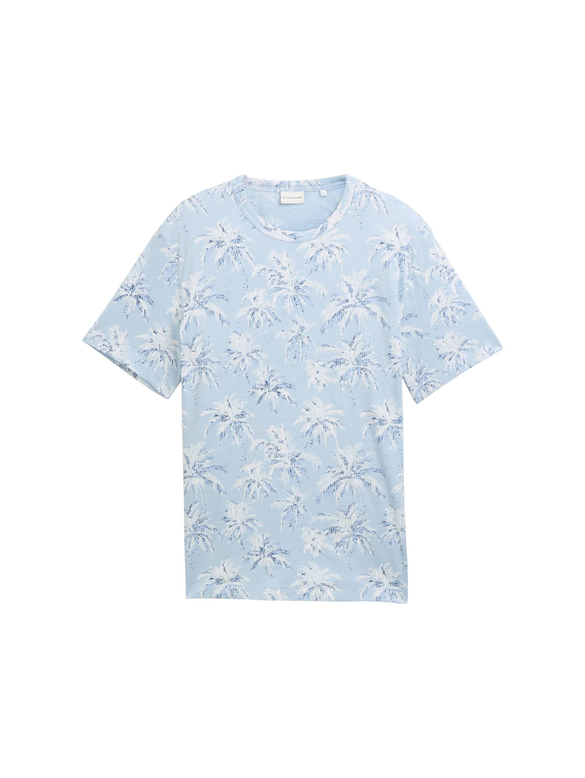 TOM TAILOR T-Shirt, mit All-Over Palmen Print TOM TAILOR T-Shirt, mit All-Over Palmen Print von Tom Tailor