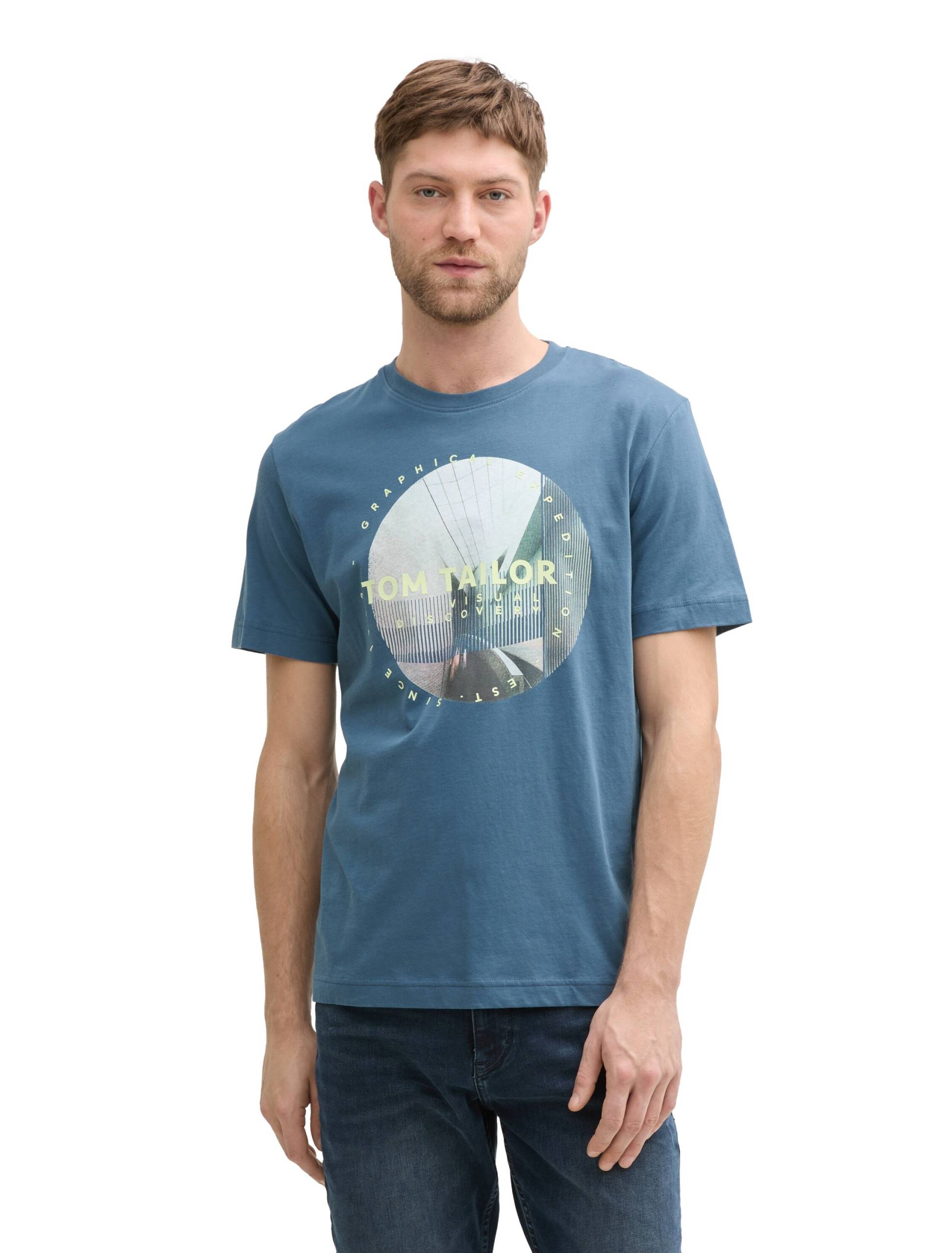 TOM TAILOR T-Shirt, mit Foto-Print von Tom Tailor