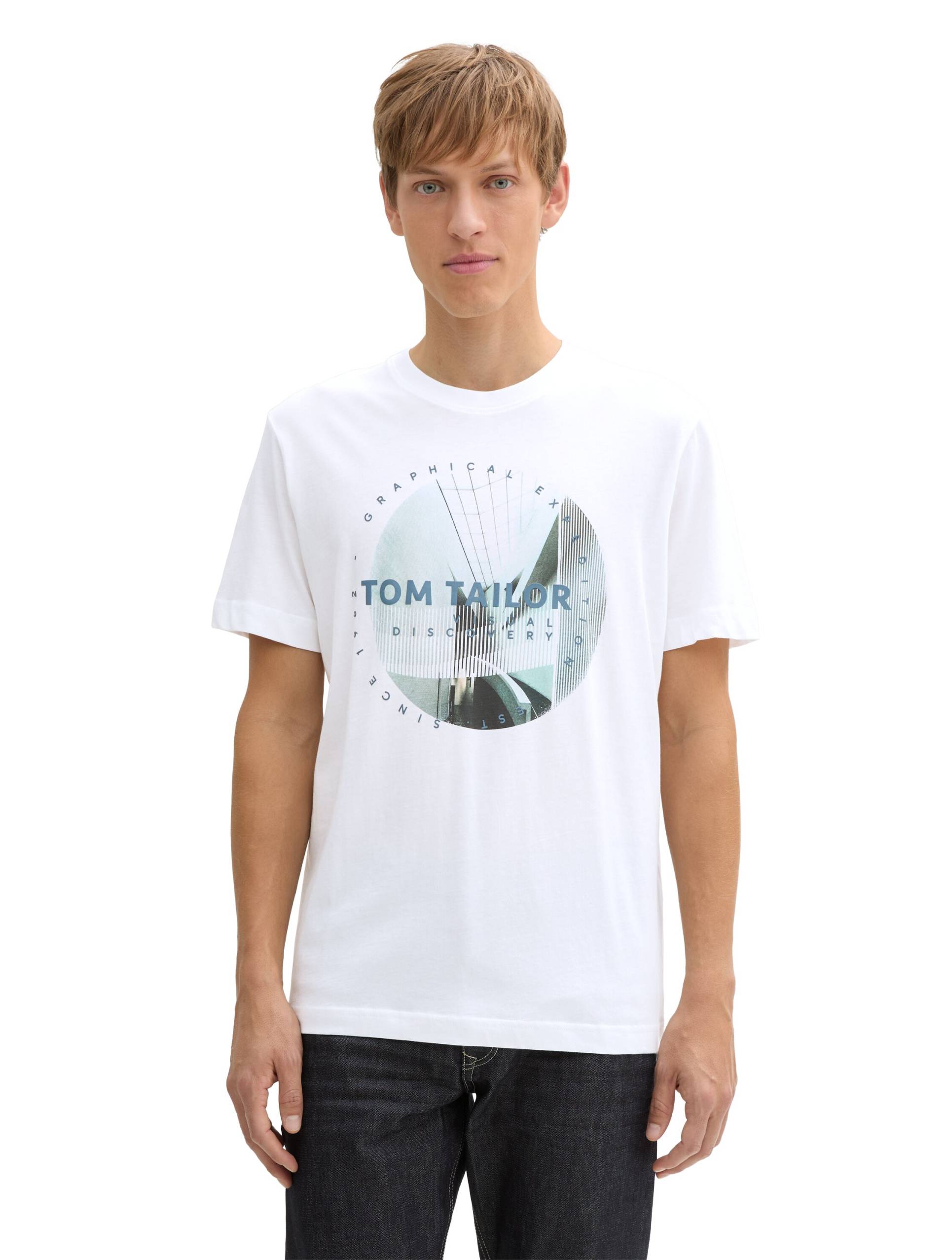 TOM TAILOR T-Shirt, mit Foto-Print von Tom Tailor