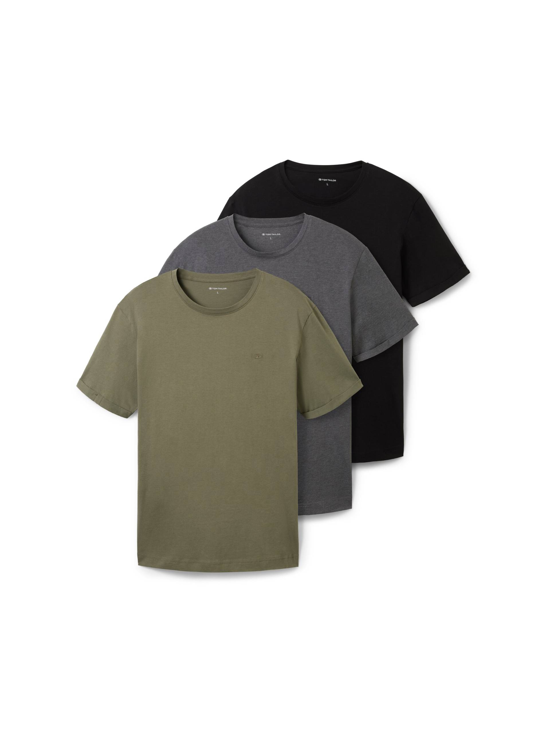 TOM TAILOR T-Shirt, mit Logo-Stickerei TOM TAILOR T-Shirt, mit Logo-Stickerei von Tom Tailor