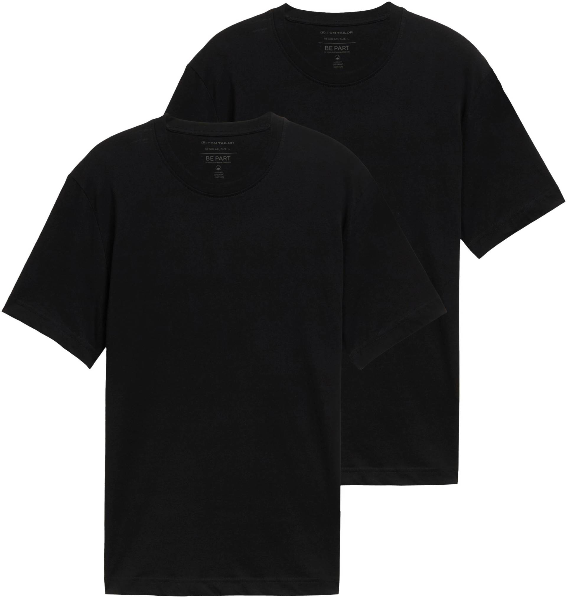 TOM TAILOR T-Shirt, unifarben TOM TAILOR T-Shirt, unifarben von Tom Tailor