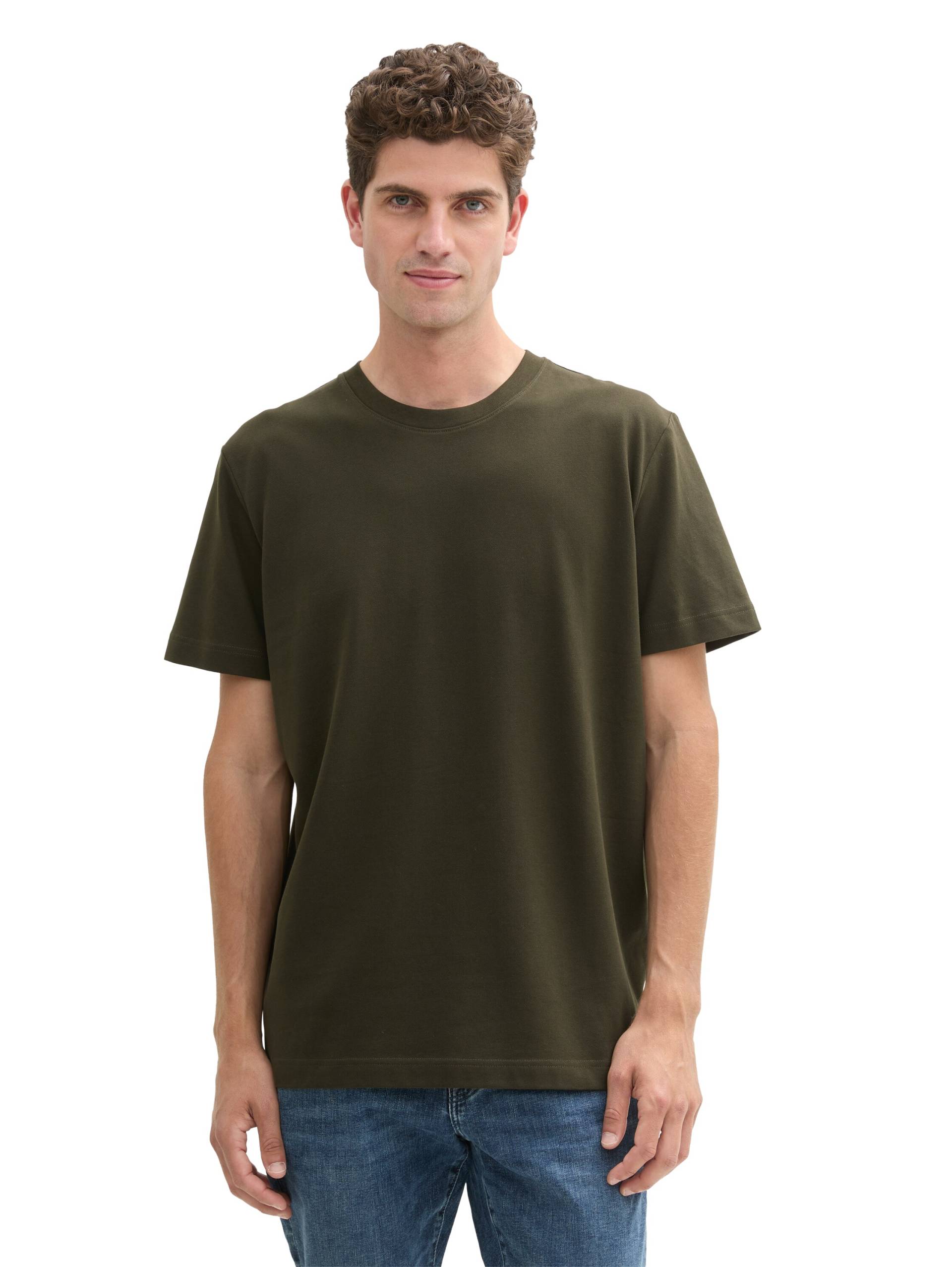 TOM TAILOR T-Shirt, mit Pique Struktur TOM TAILOR T-Shirt, mit Pique Struktur von Tom Tailor