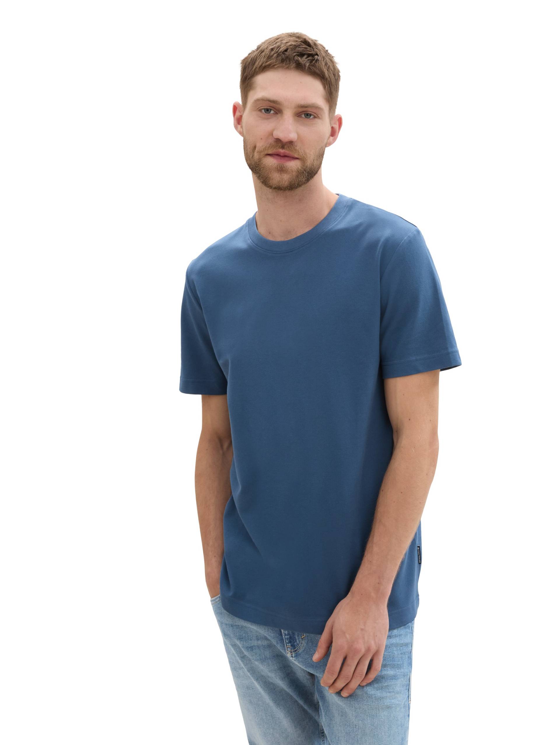 TOM TAILOR T-Shirt, mit Pique Struktur TOM TAILOR T-Shirt, mit Pique Struktur von Tom Tailor