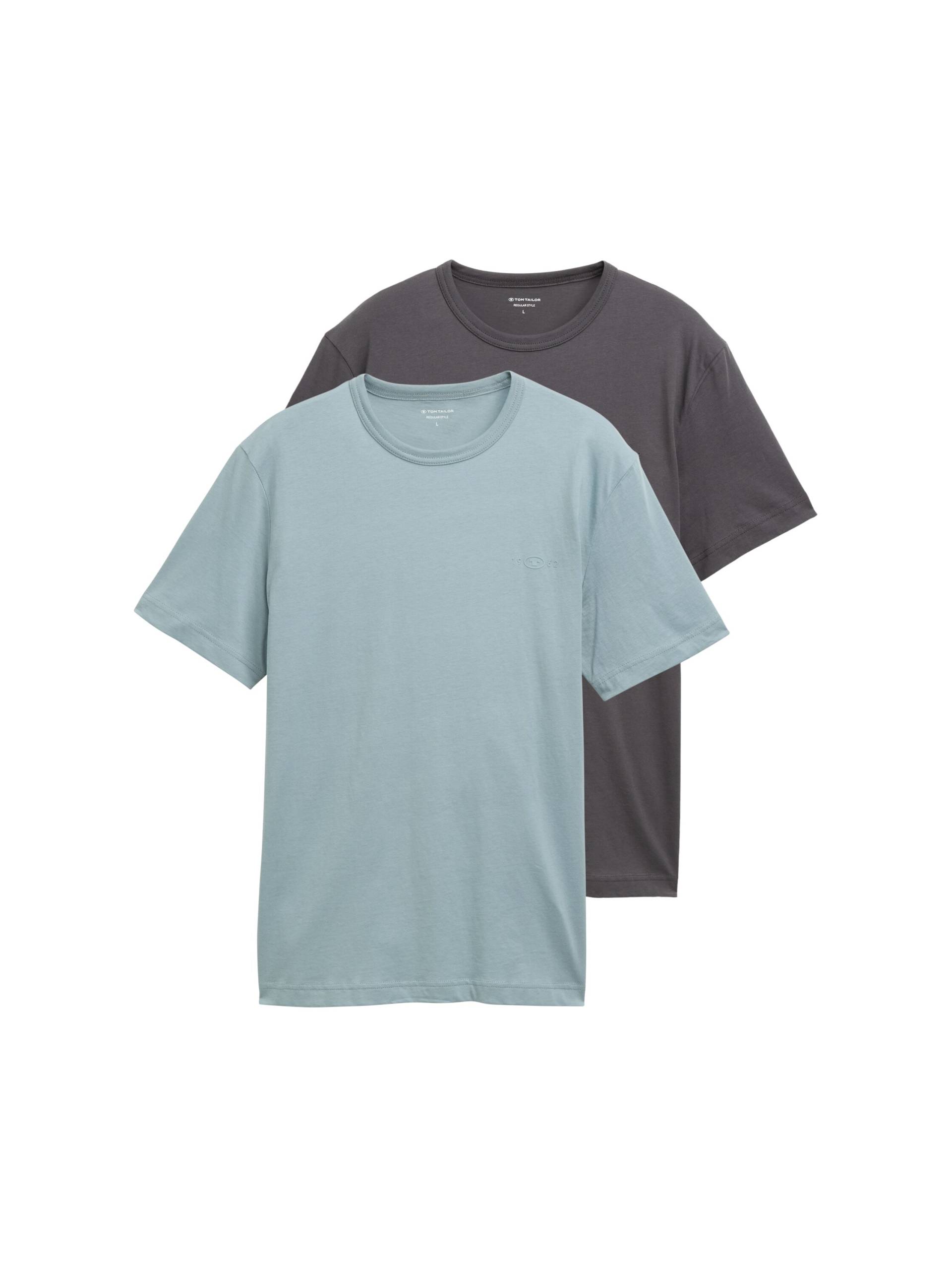TOM TAILOR T-Shirt, mit Ton-in-Ton Logo TOM TAILOR T-Shirt, mit Ton-in-Ton Logo von Tom Tailor