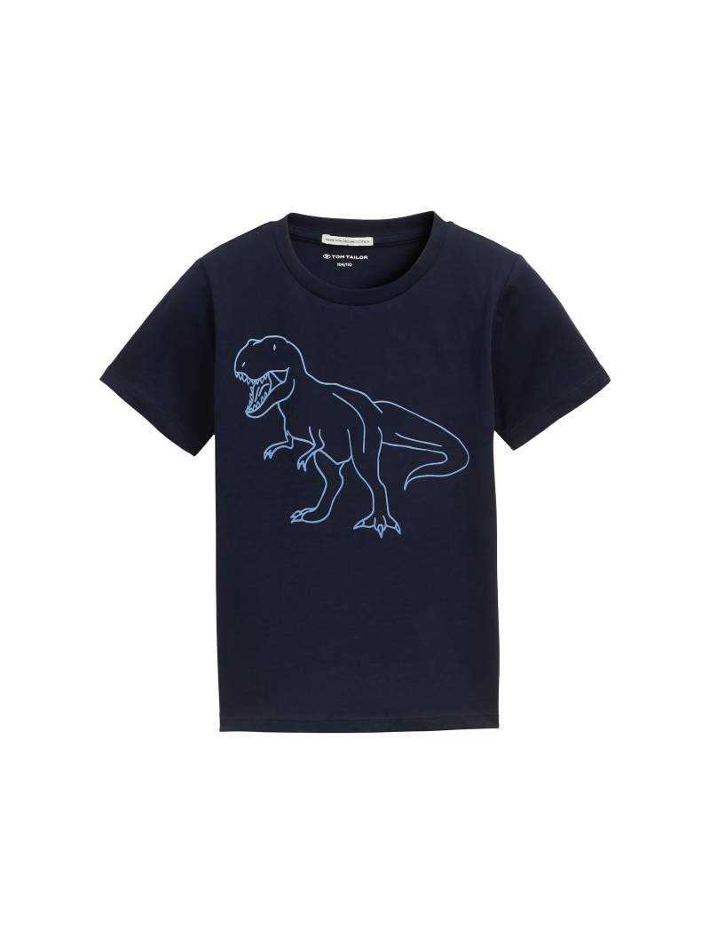 TOM TAILOR T-Shirt, mit in der Nacht leuchtendem Print von Tom Tailor